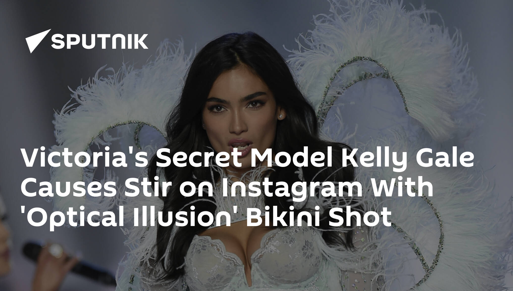Victoria's Secret model Kelly Gale leaves little to the
