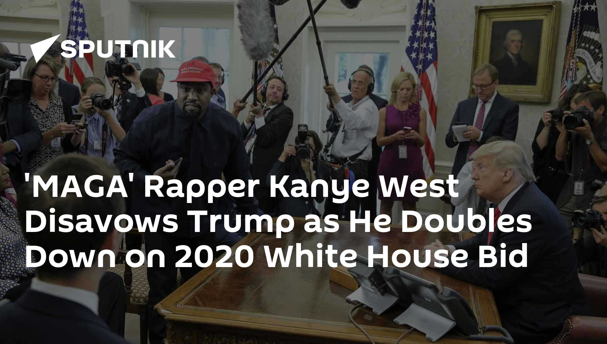 'maga' rapper kanye west disavows trump as he doubles down on 2020 white house bid