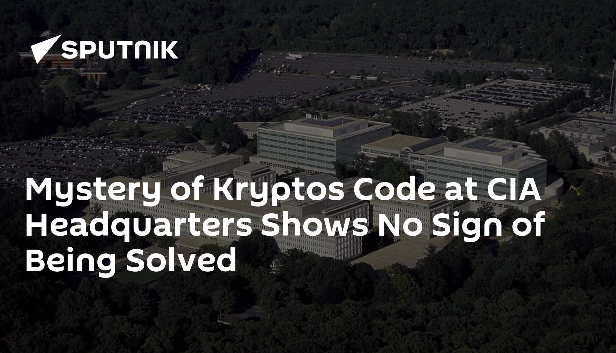 Mystery of Kryptos Code at CIA Headquarters Shows No Sign of Being Solved