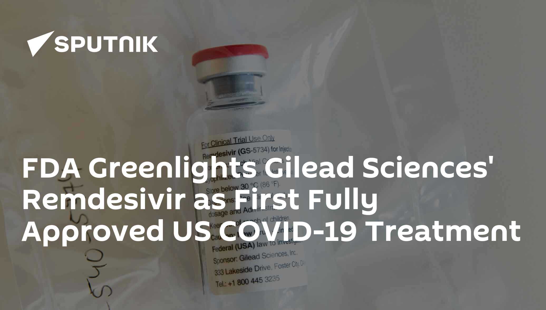 Gilead's Remdesivir Gets US FDA Approval | Health