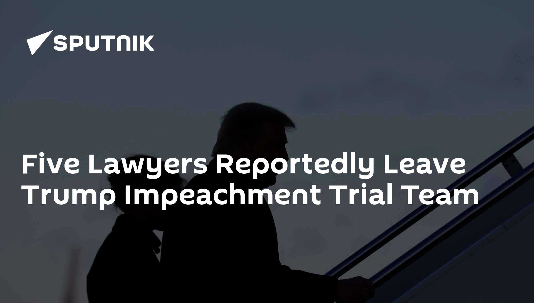 Five lawyers reportedly leave trump impeachment trial team