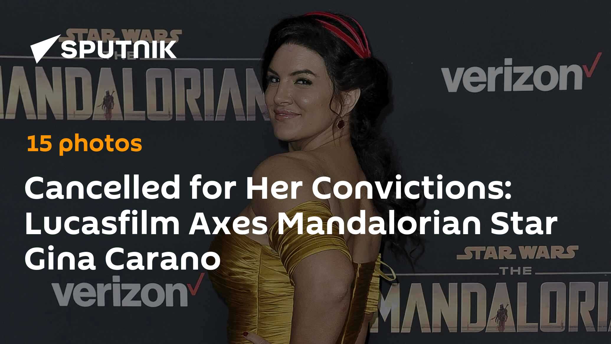 Cancelled for Her Convictions Lucasfilm Axes Mandalorian Star Gina Carano