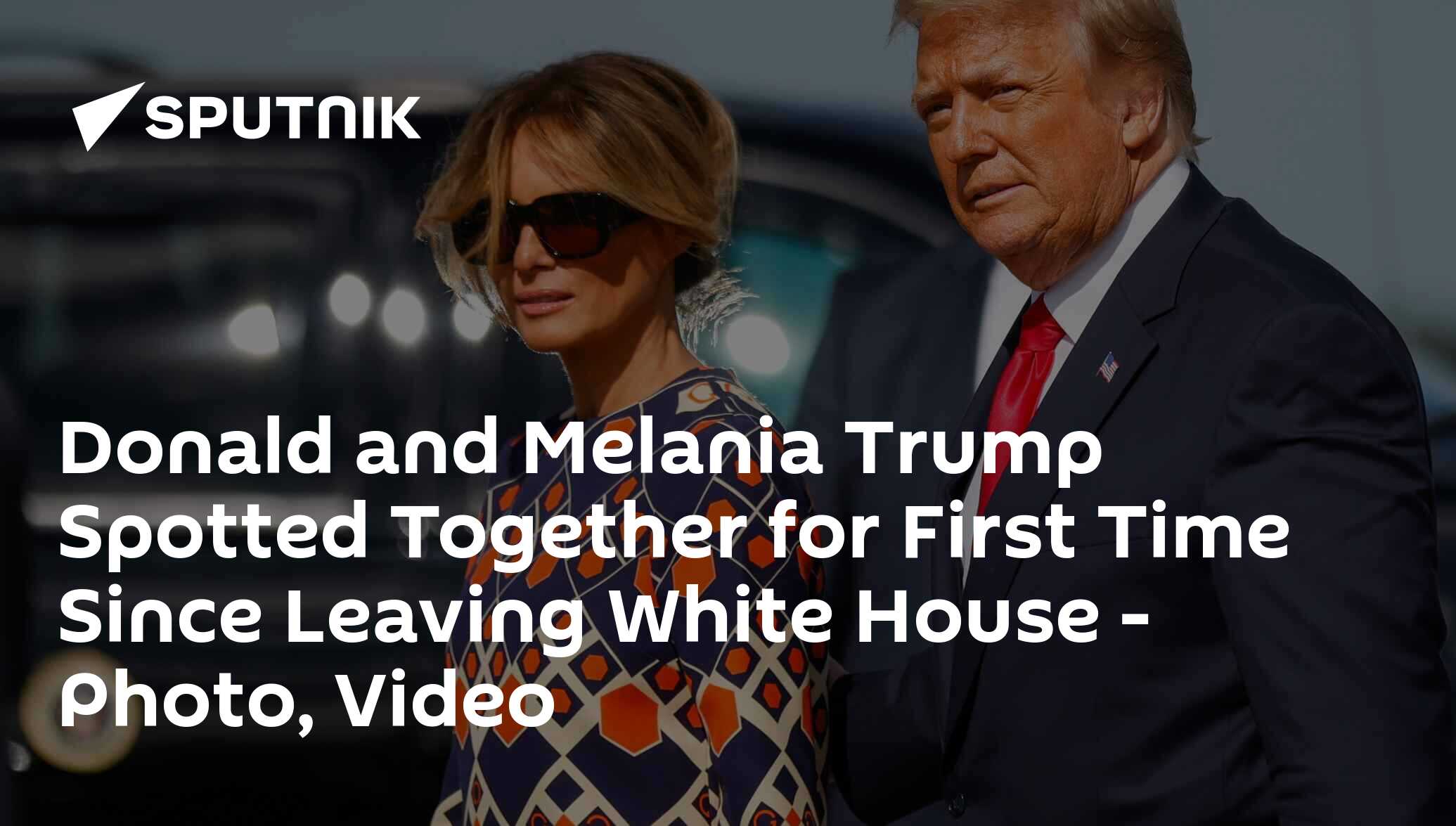 Donald and Melania Trump Spotted Together for First Time Since Leaving