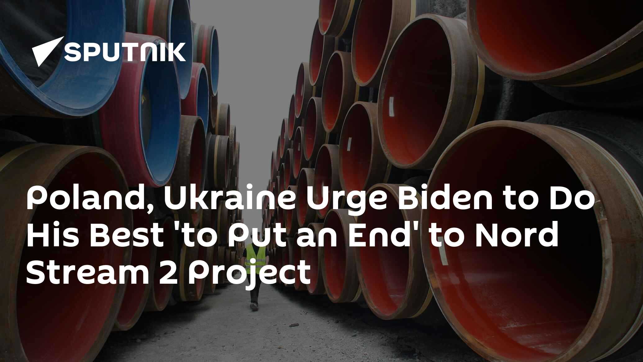 Poland, ukraine urge biden to do his best 'to put an end' to nord stream 2 project