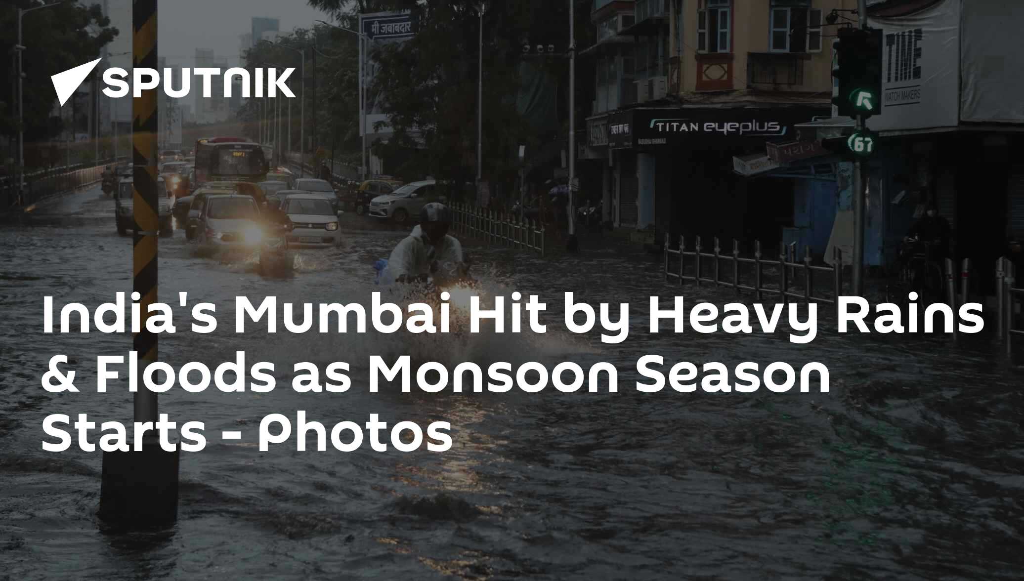 India's Mumbai Hit by Heavy Rains & Floods as Monsoon Season Starts ...