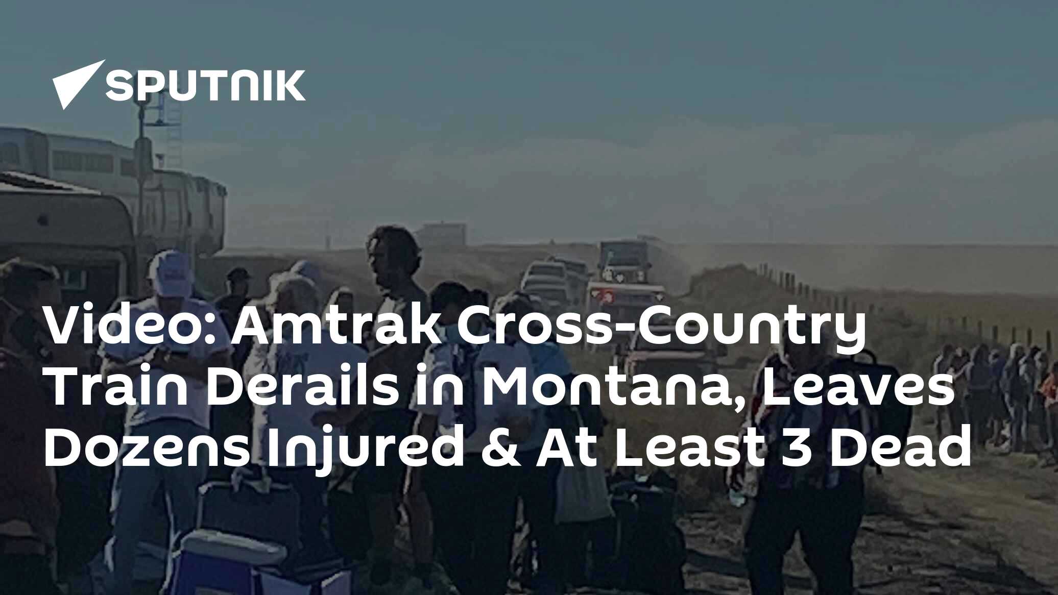 Video Amtrak CrossCountry Train Derails in Montana, Leaves Dozens