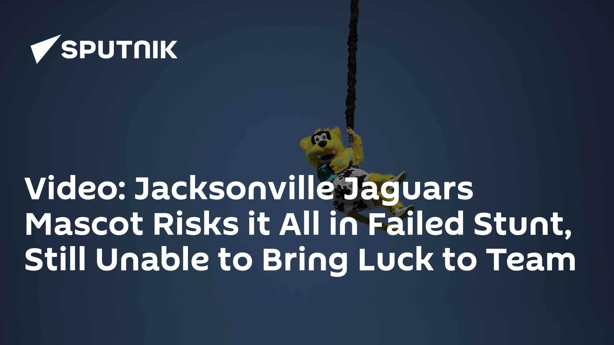 Jaguars apologize for mascot's stunt