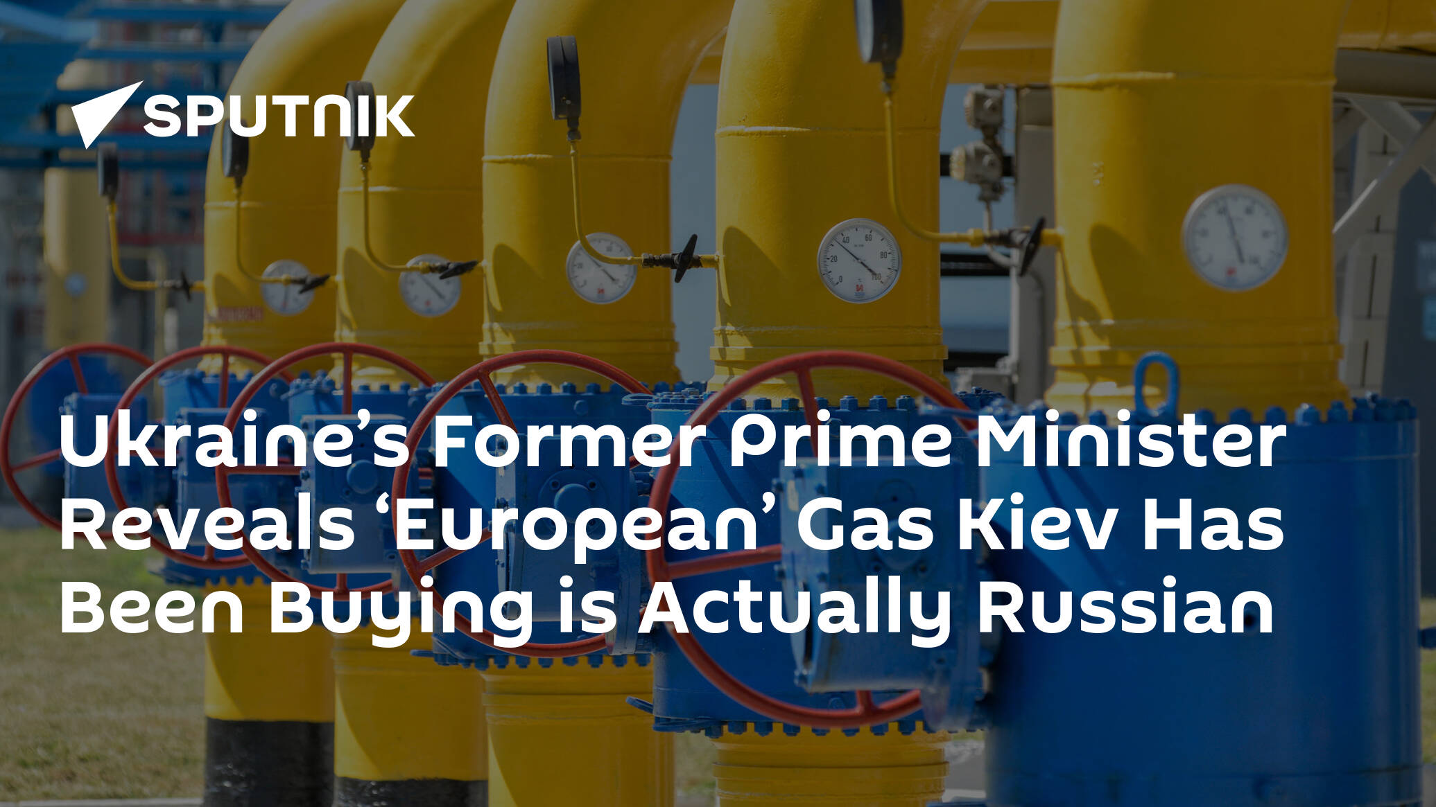 Ukraine’s Former Prime Minister Reveals ‘European’ Gas Kiev Has Been Buying is Actually Russian