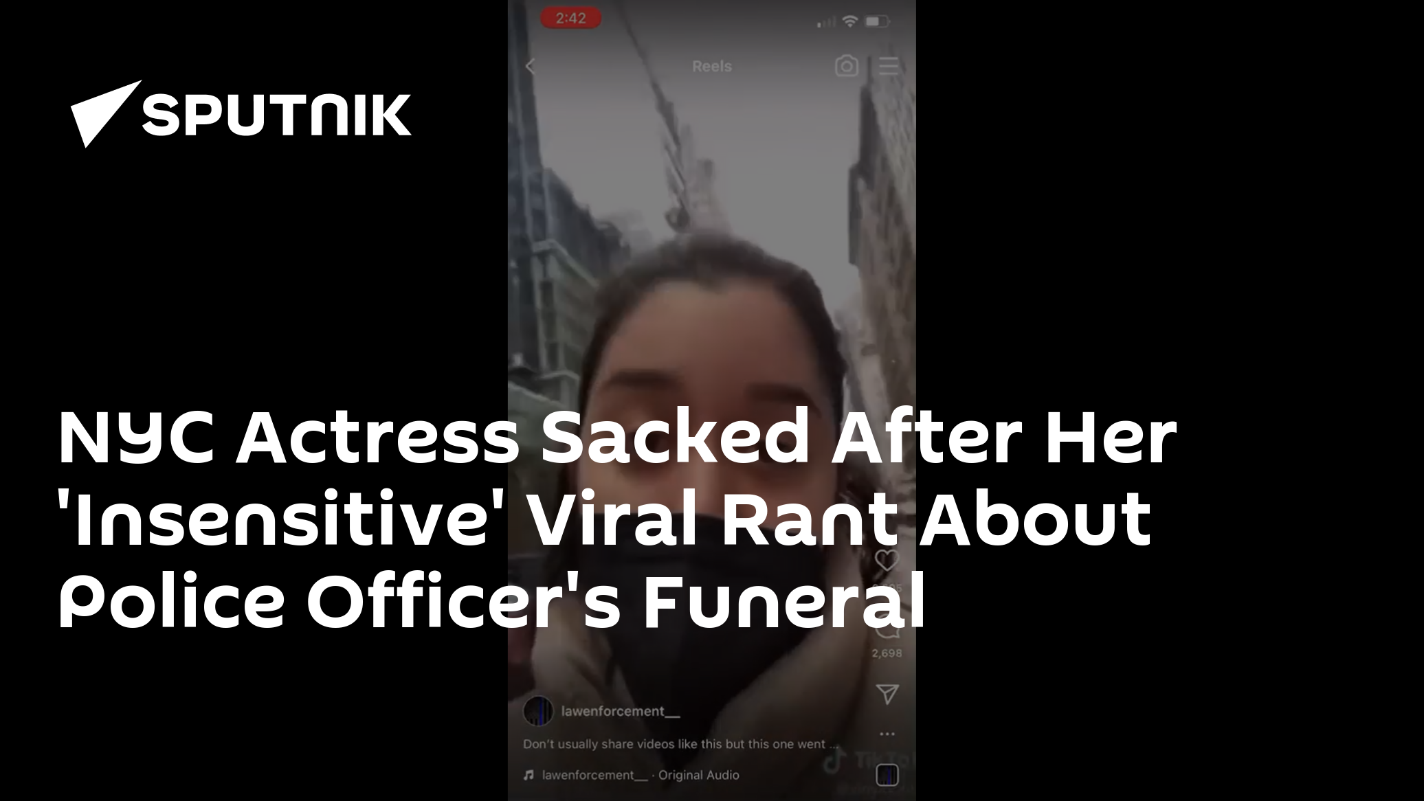 NYC Actress Sacked After Her 'Insensitive' Viral Rant About Police