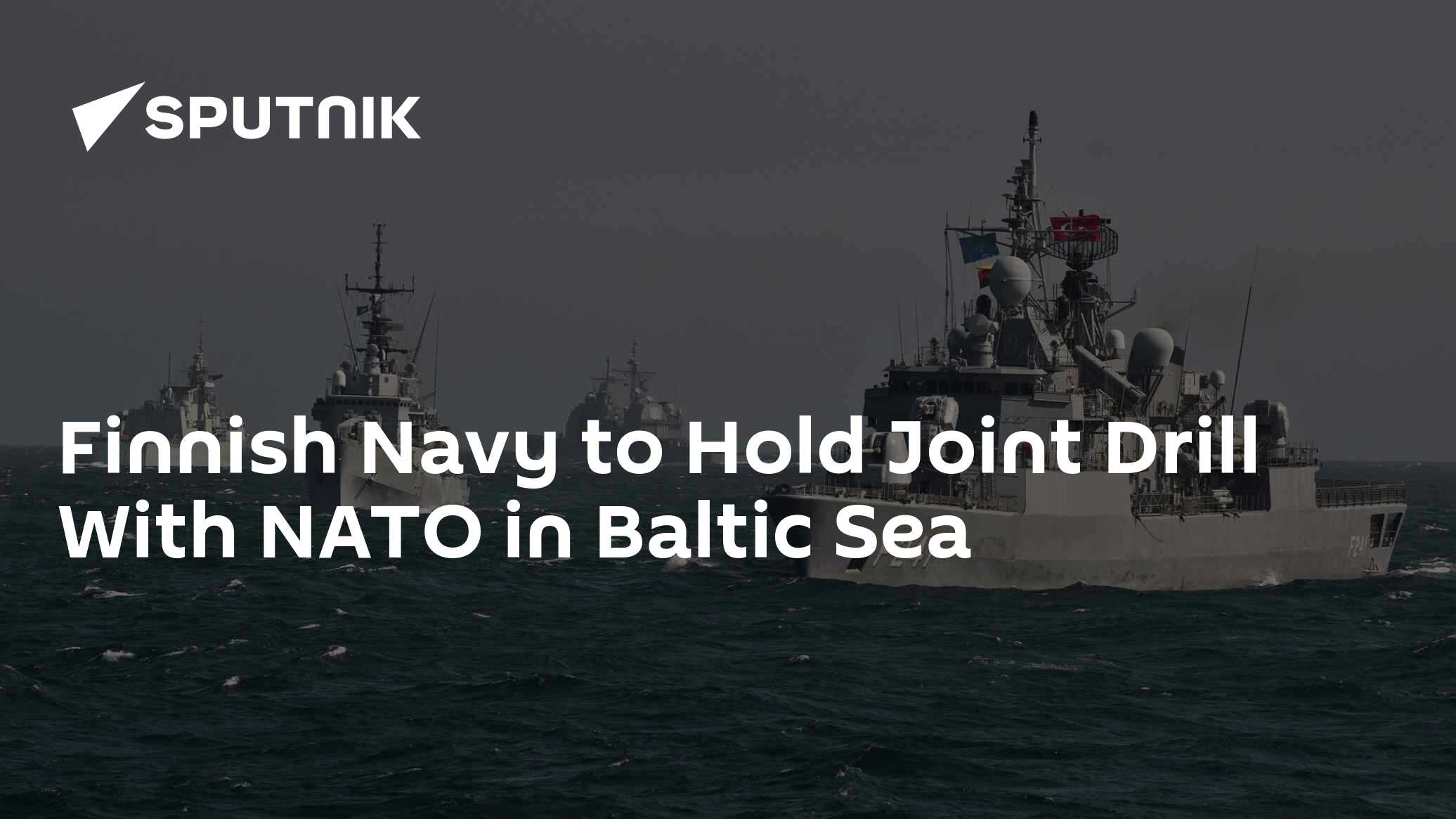 Finnish Navy to Hold Joint Drill With NATO in Baltic Sea