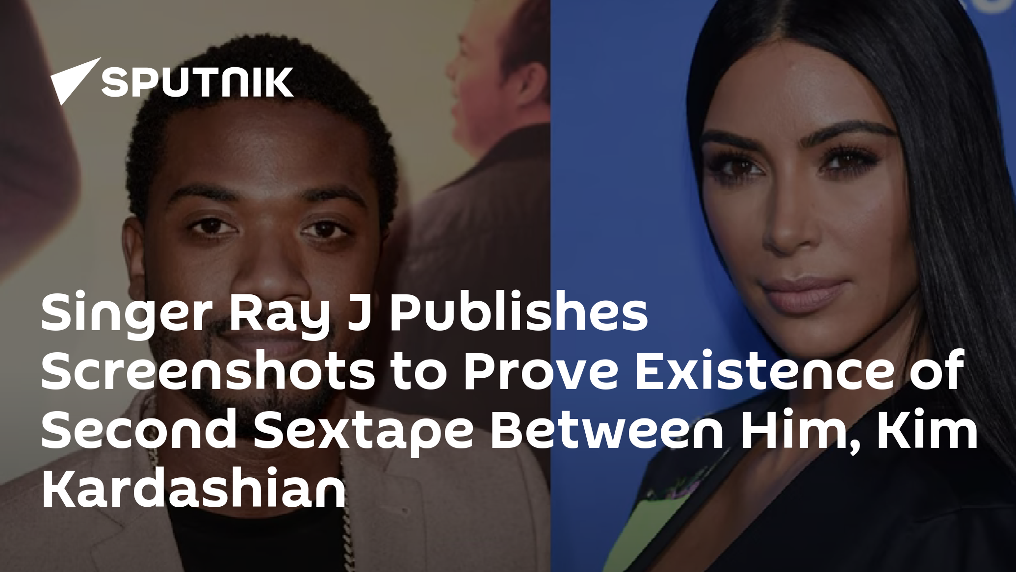 Singer Ray J Publishes Screenshots to Prove Existence of Second Sextape  Between Him, Kim Kardashian - 05.05.2022, Sputnik International