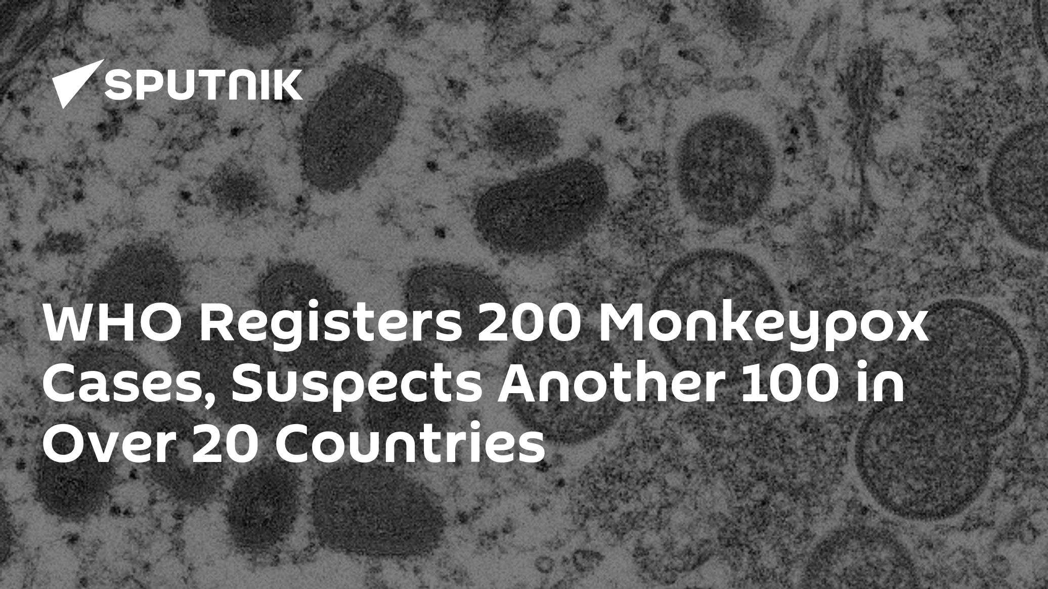 WHO Registers 200 Monkeypox Cases, Suspects Another 100 in Over 20 ...