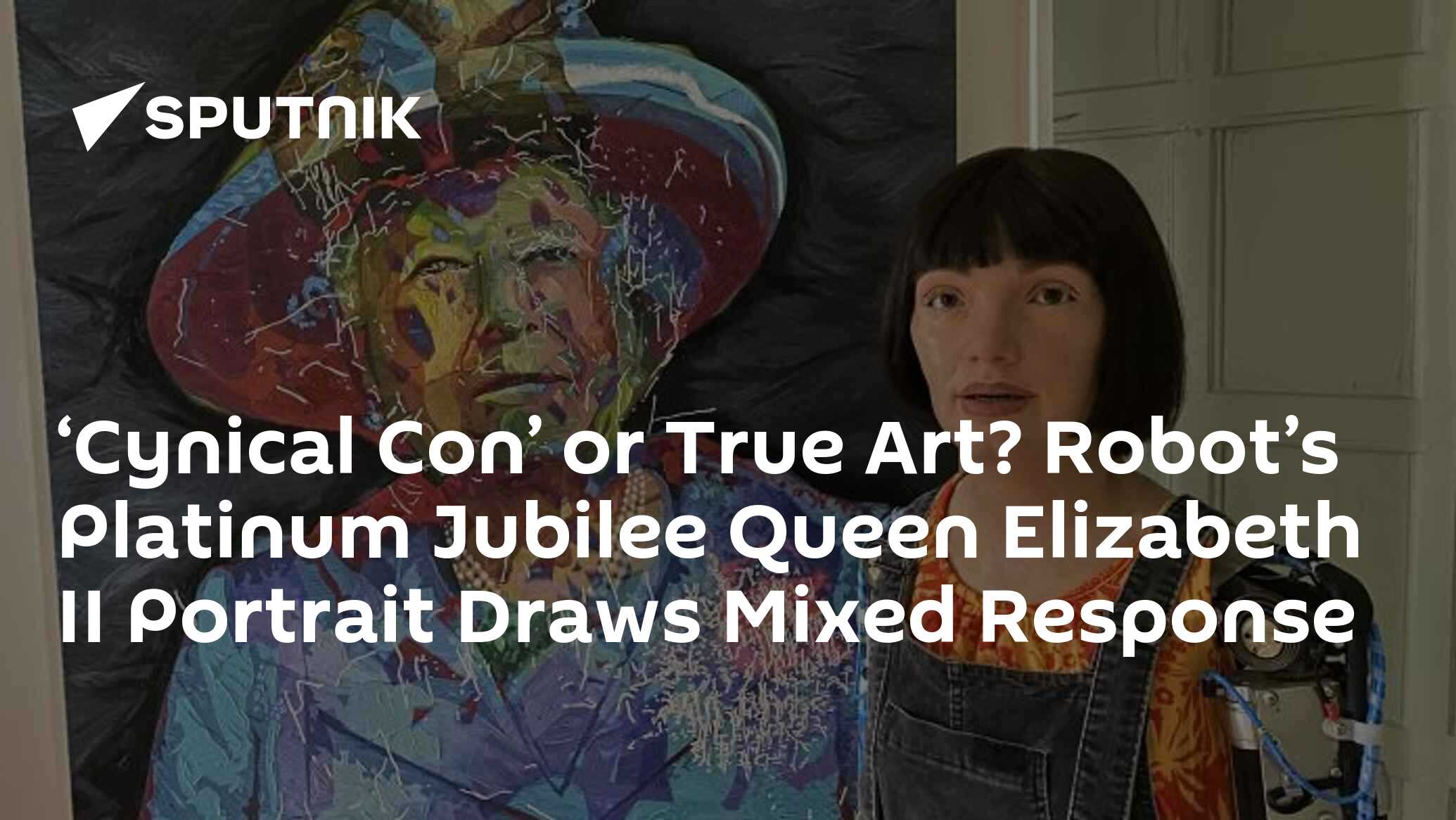 ‘Cynical Con’ or True Art? Robot’s Platinum Jubilee Queen Elizabeth II