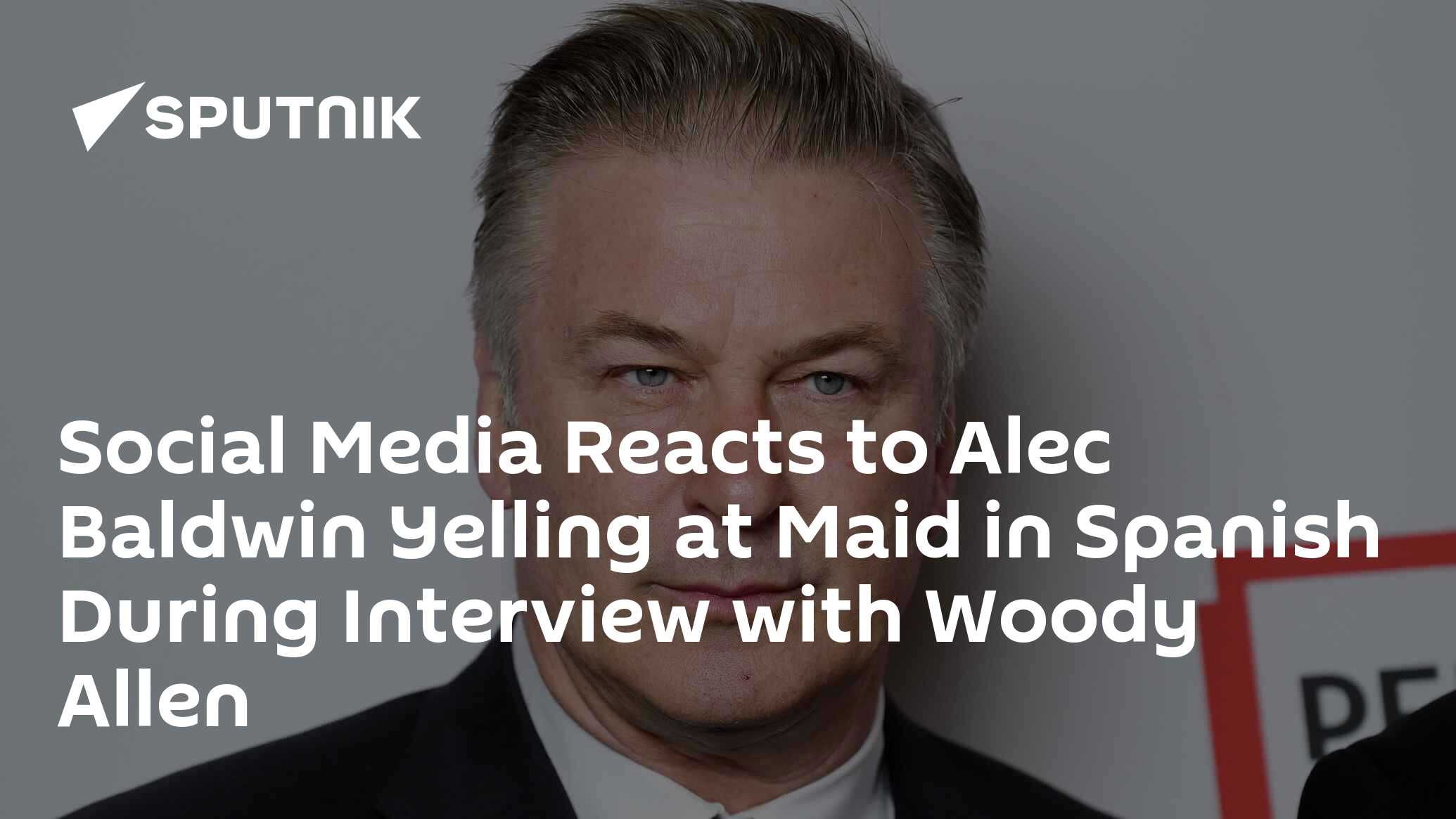 Social Media Reacts to Alec Baldwin Yelling at Maid in Spanish During