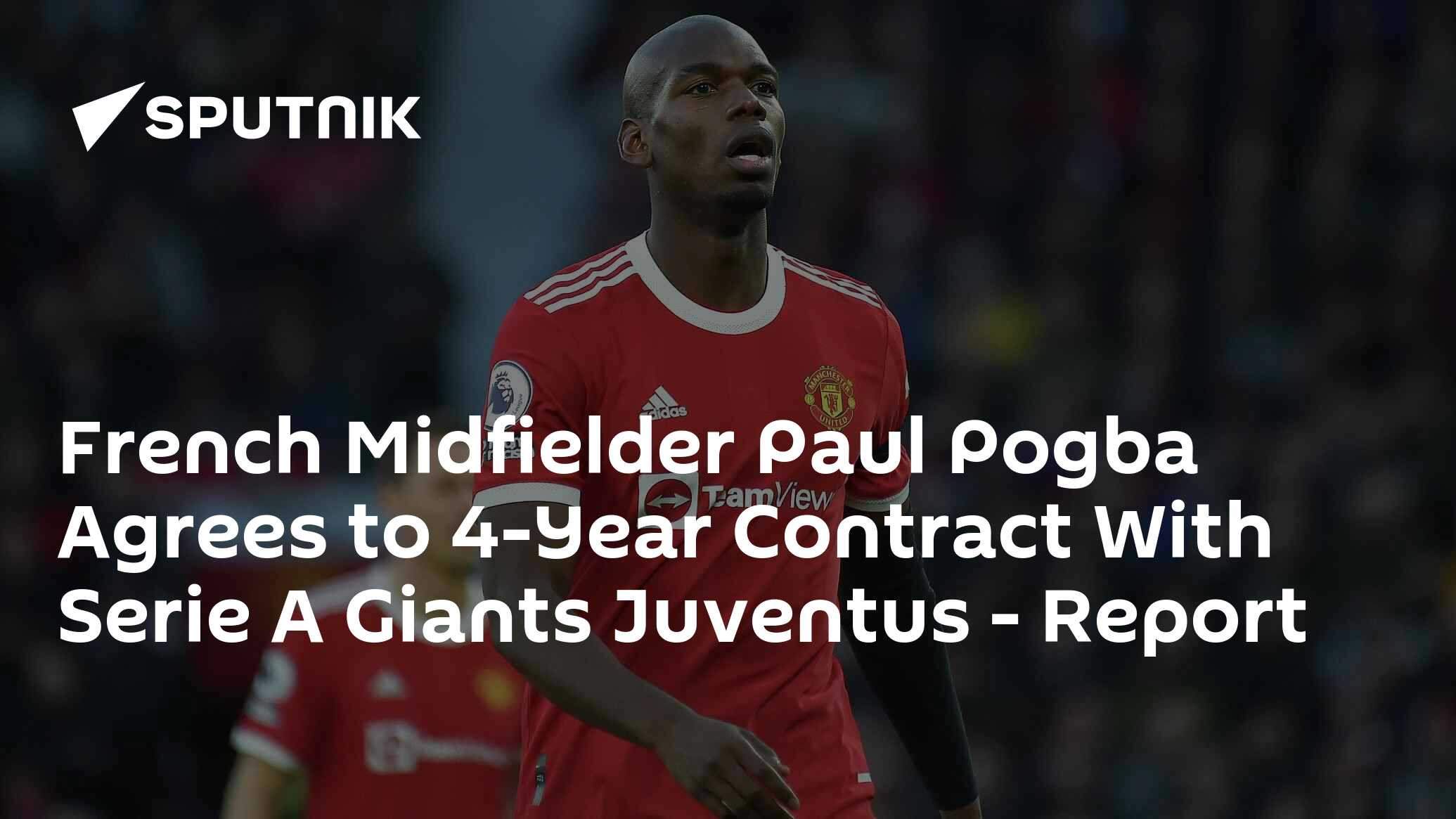 Paul Pogba agrees to join Juventus: Manchester United midfielder signs  four-year contract with Serie A giants – reports - Eurosport