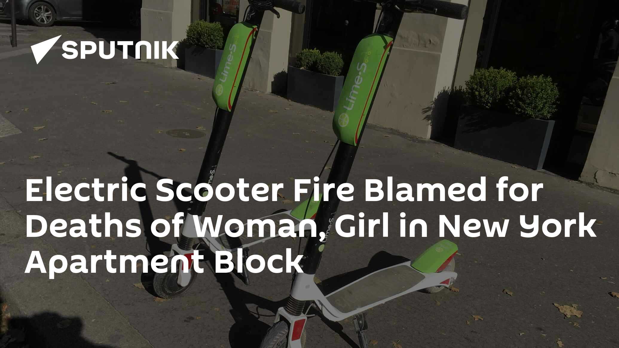 Electric Scooter Fire Blamed for Deaths of Woman, Girl in New York