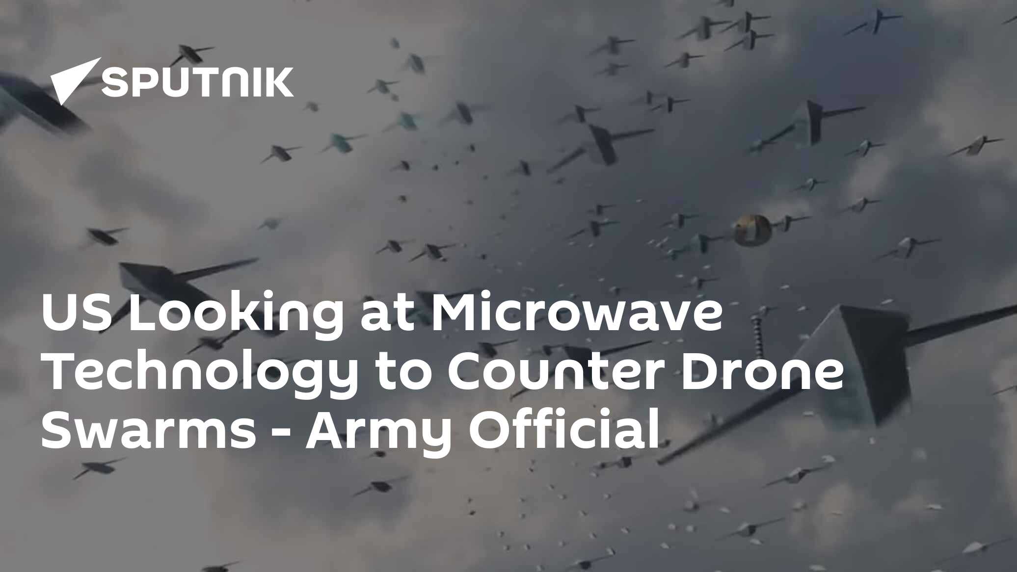 US Looking at Microwave Technology to Counter Drone Swarms - Army ...