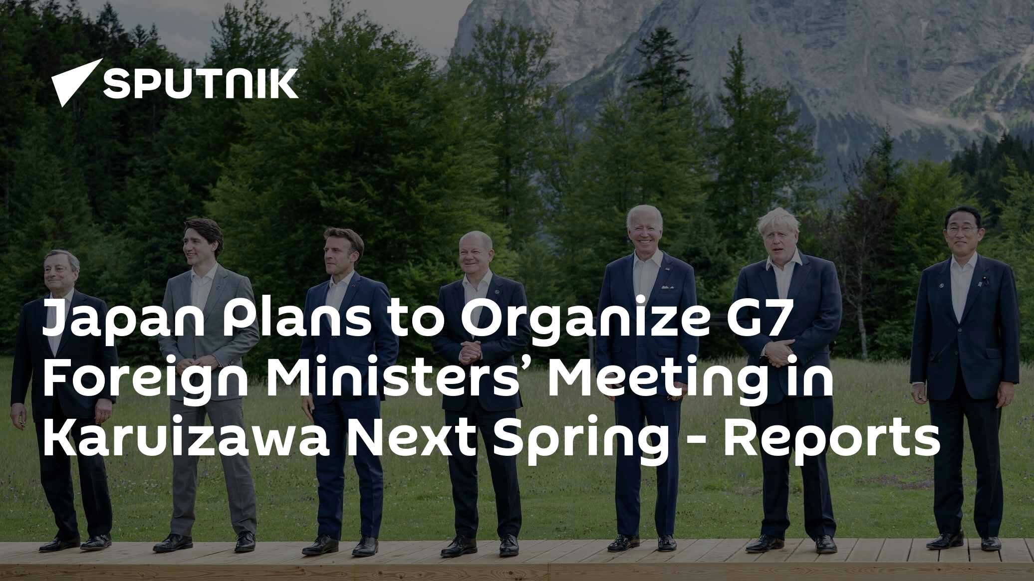 Japan Plans to Organize G7 Foreign Ministers’ Meeting in Karuizawa Next ...