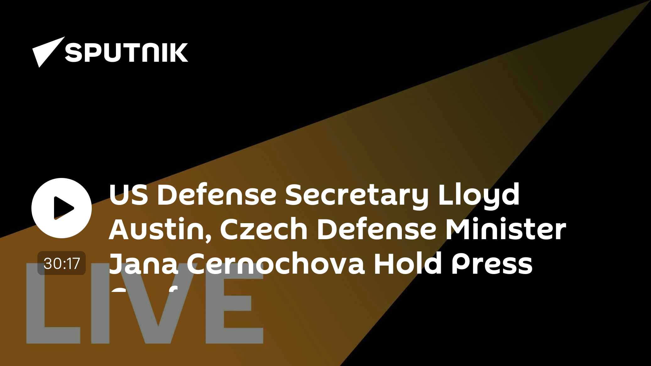 US Defense Secretary Lloyd Austin, Czech Defense Minister Jana Cernochova Hold Press Conference