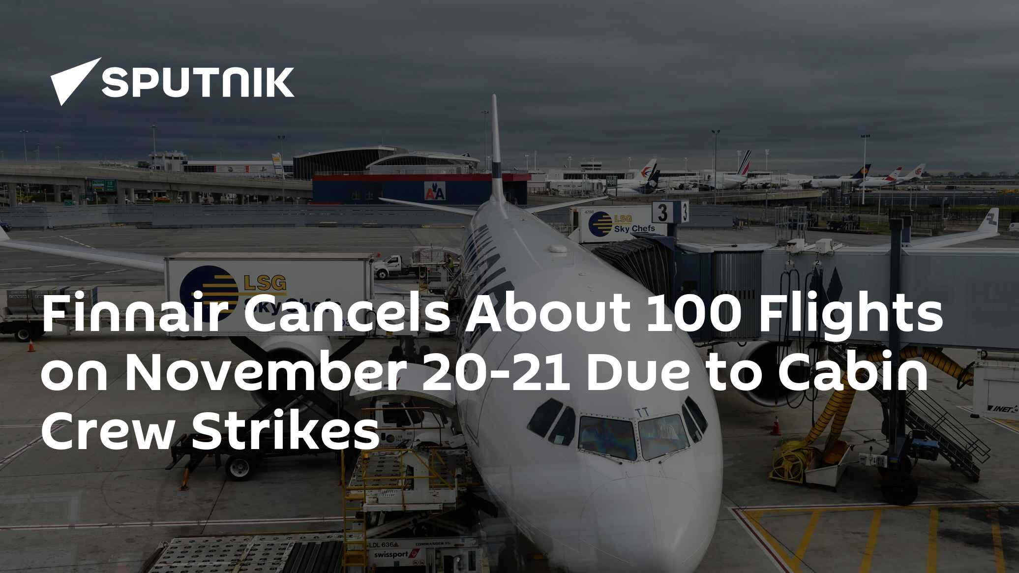 Finnair Cancels About 100 Flights on November 20-21 Due to Cabin Crew Strikes
