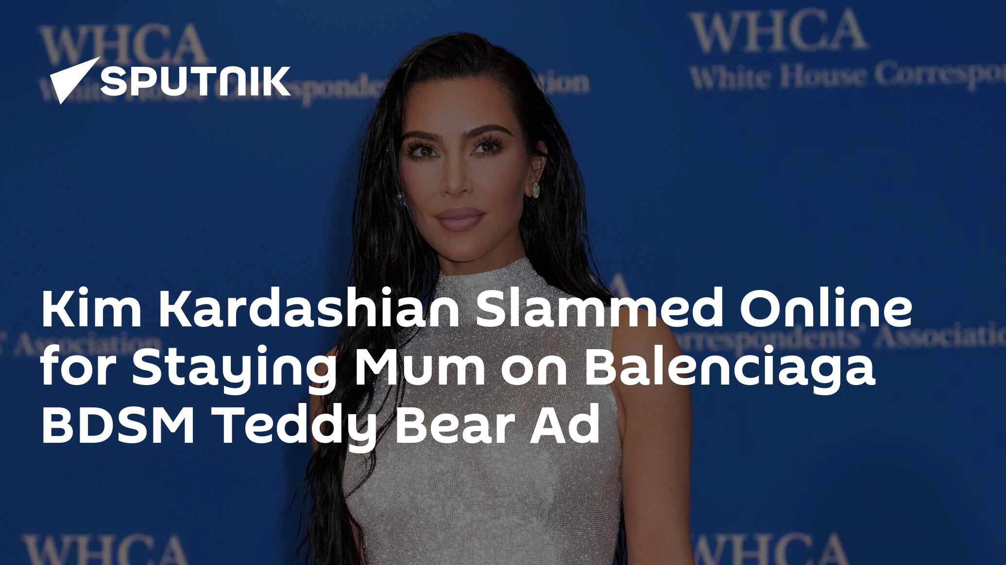 Kim Kardashian Slammed Online for Staying Mum on Balenciaga BDSM Teddy Bear  Ad - 24.11.2022, Sputnik International