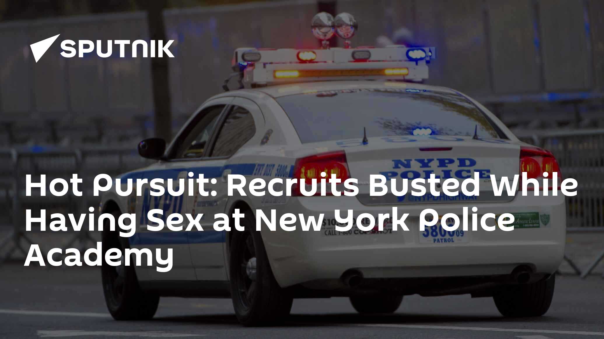 Hot Pursuit: Recruits Busted While Having Sex at New York Police Academy -  18.12.2022, Sputnik International