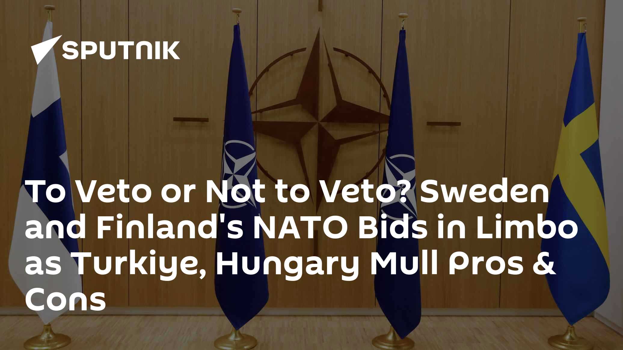 To Veto or Not to Veto? Sweden and Finland's NATO Bids in Limbo as ...