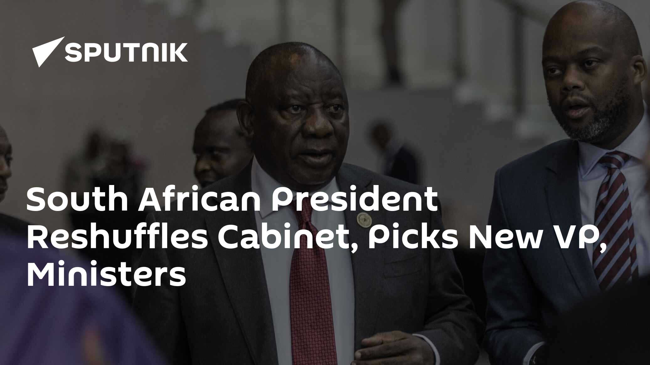 South African President Reshuffles Picks New VP, Ministers