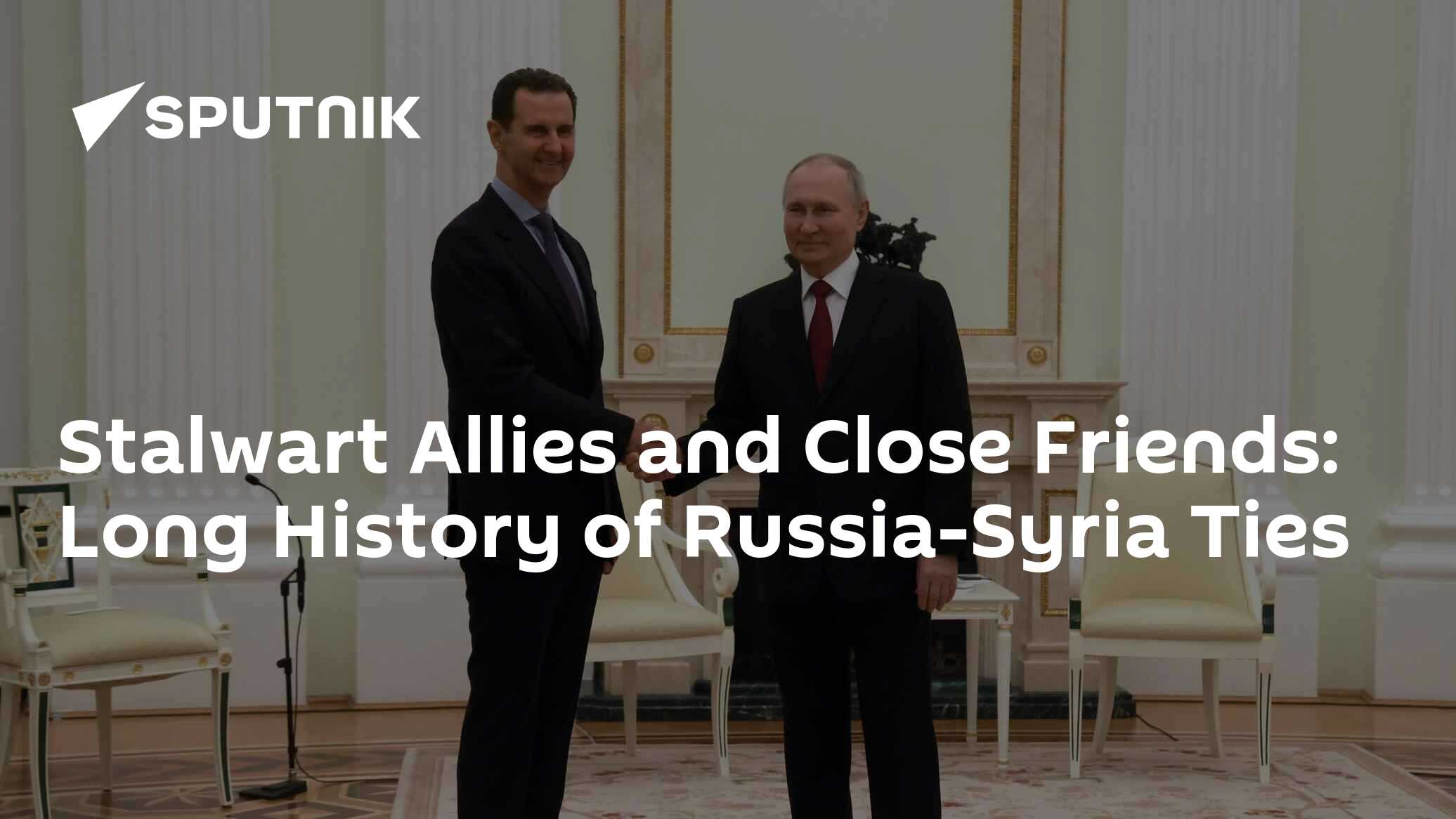 Kremlin Syrias Assad To Hold In Person Talks With President Putin