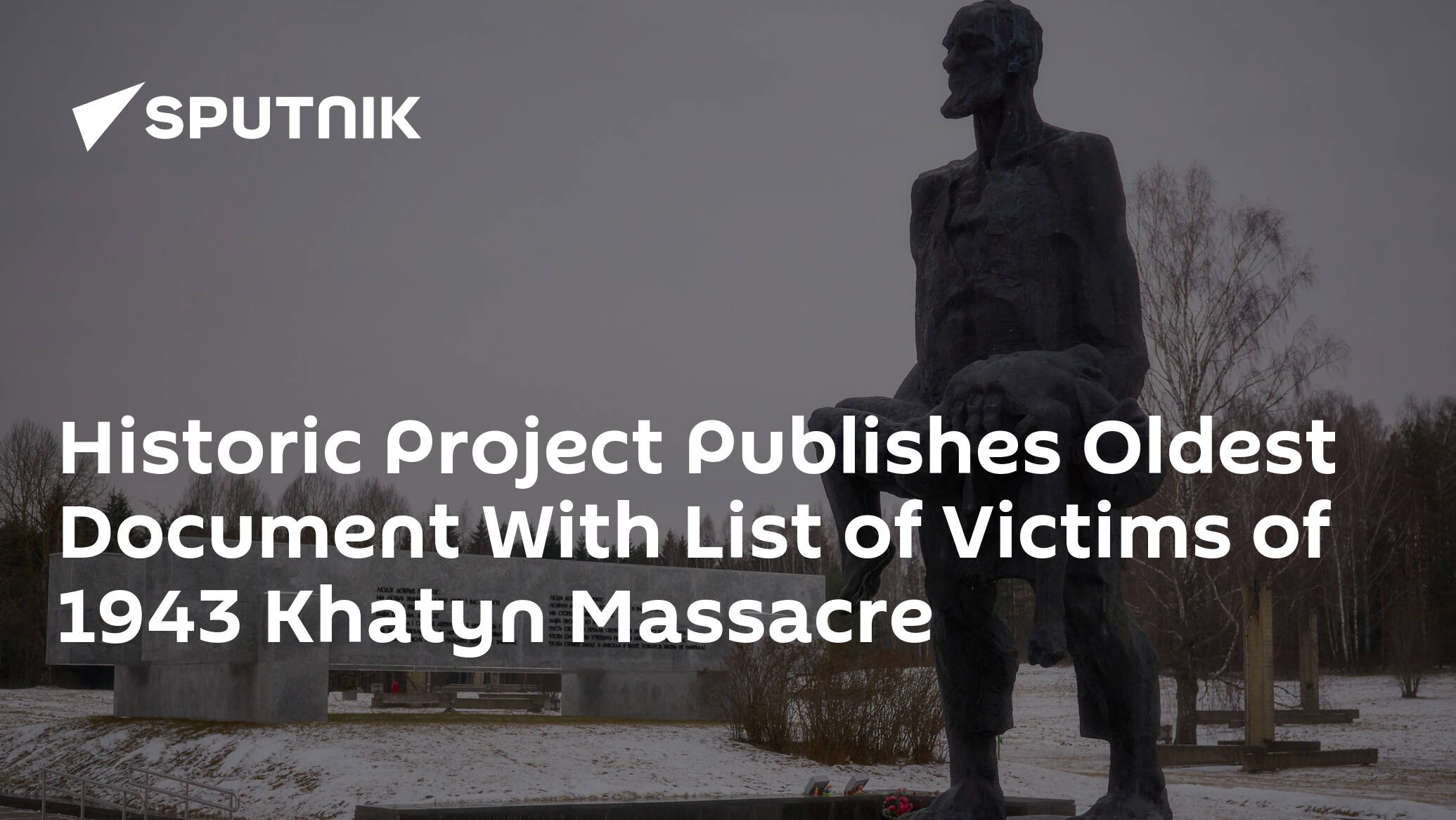 Historic Project Publishes Oldest Document With List of Victims of 1943 Khatyn Massacre