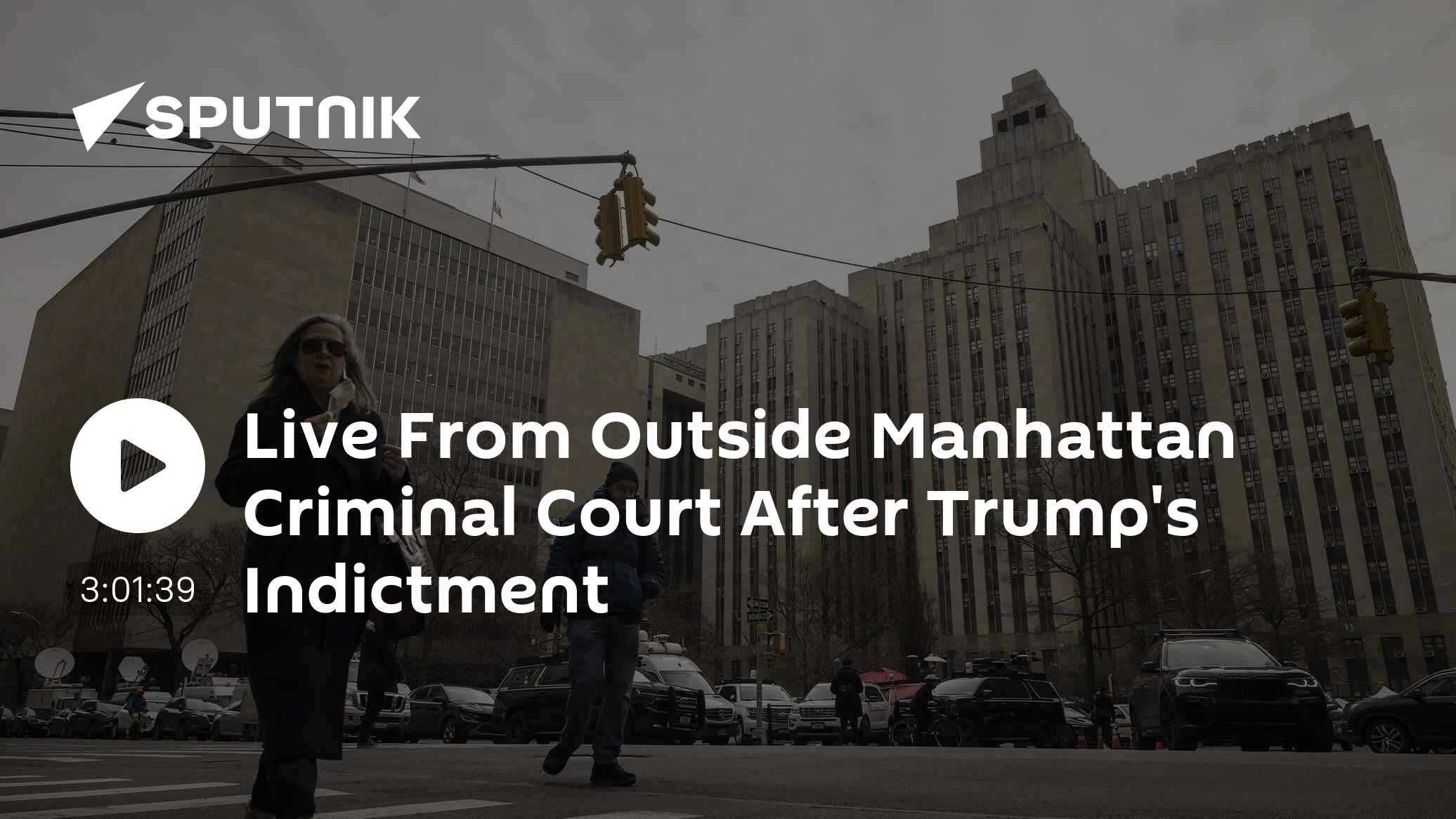 Live From Outside Manhattan Criminal Court After Trump's Indictment - Vimarsana News