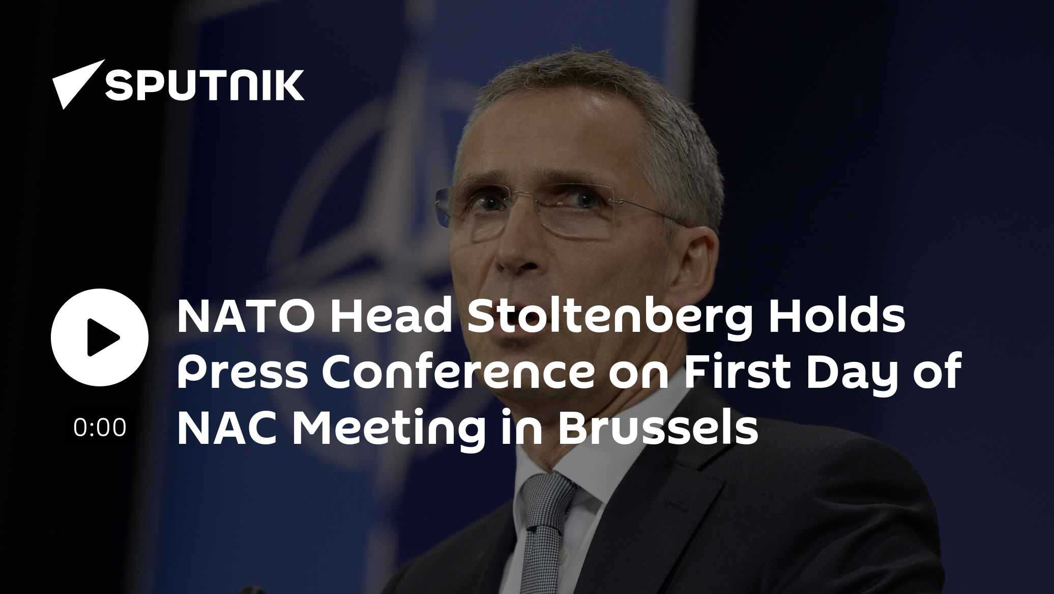 NATO Head Stoltenberg Holds Press Conference on First Day of NAC Meeting in Brussels - Vimarsana News