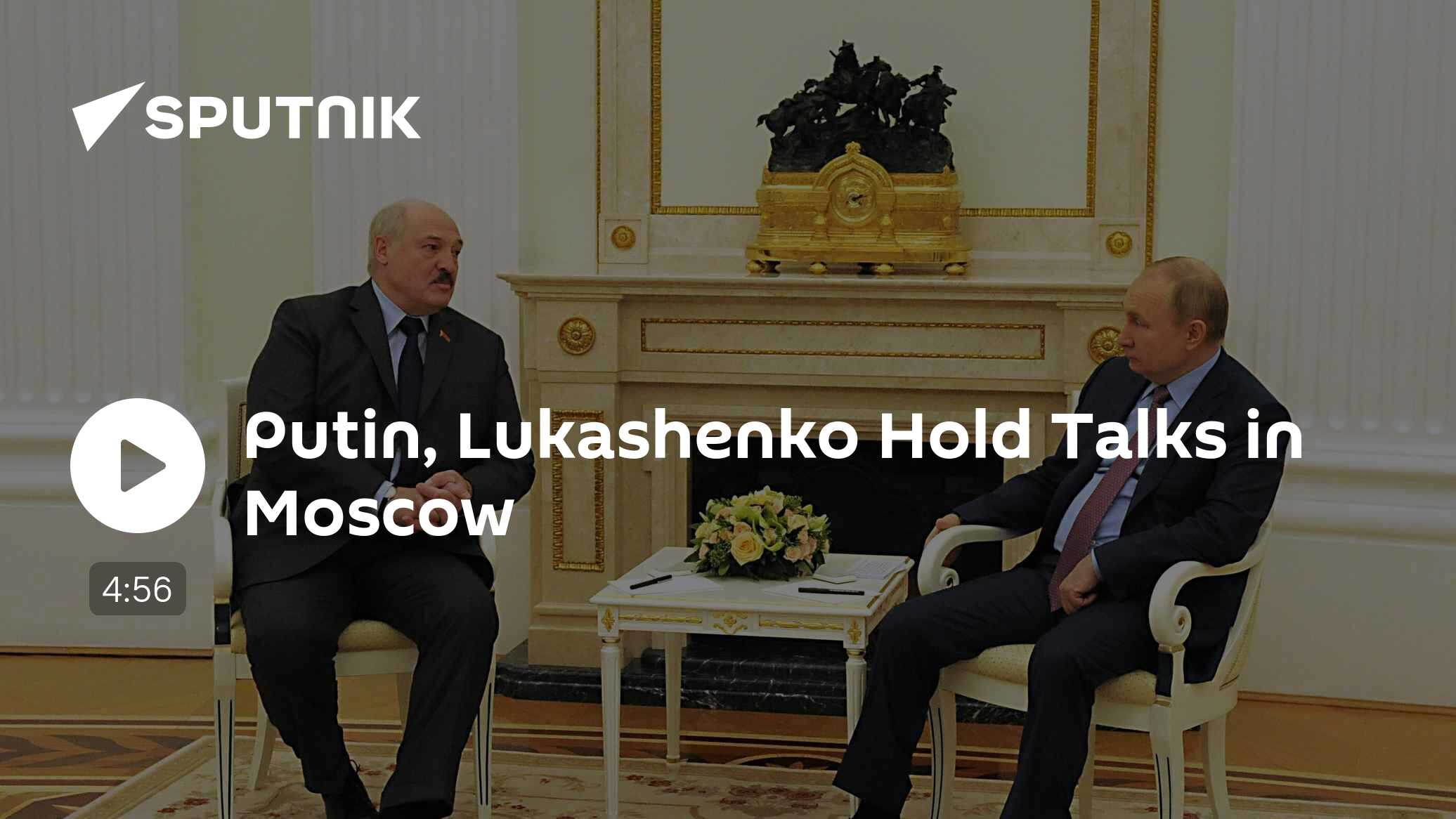Putin and Lukashenko Hold Meeting in Moscow - Vimarsana News