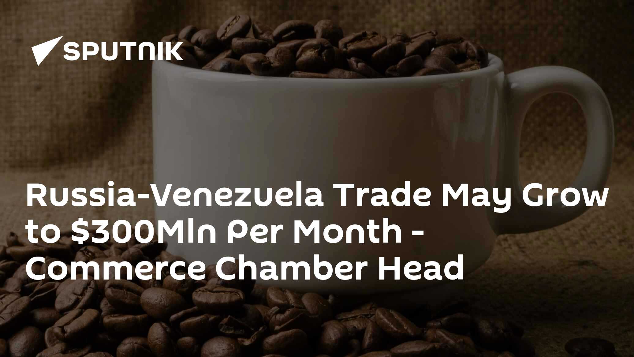 Russia-Venezuela Trade May Grow to 0Mln Per Month – Commerce Chamber Head Russia-Venezuela Trade May Grow to 0Mln Per Month – Commerce Chamber Head