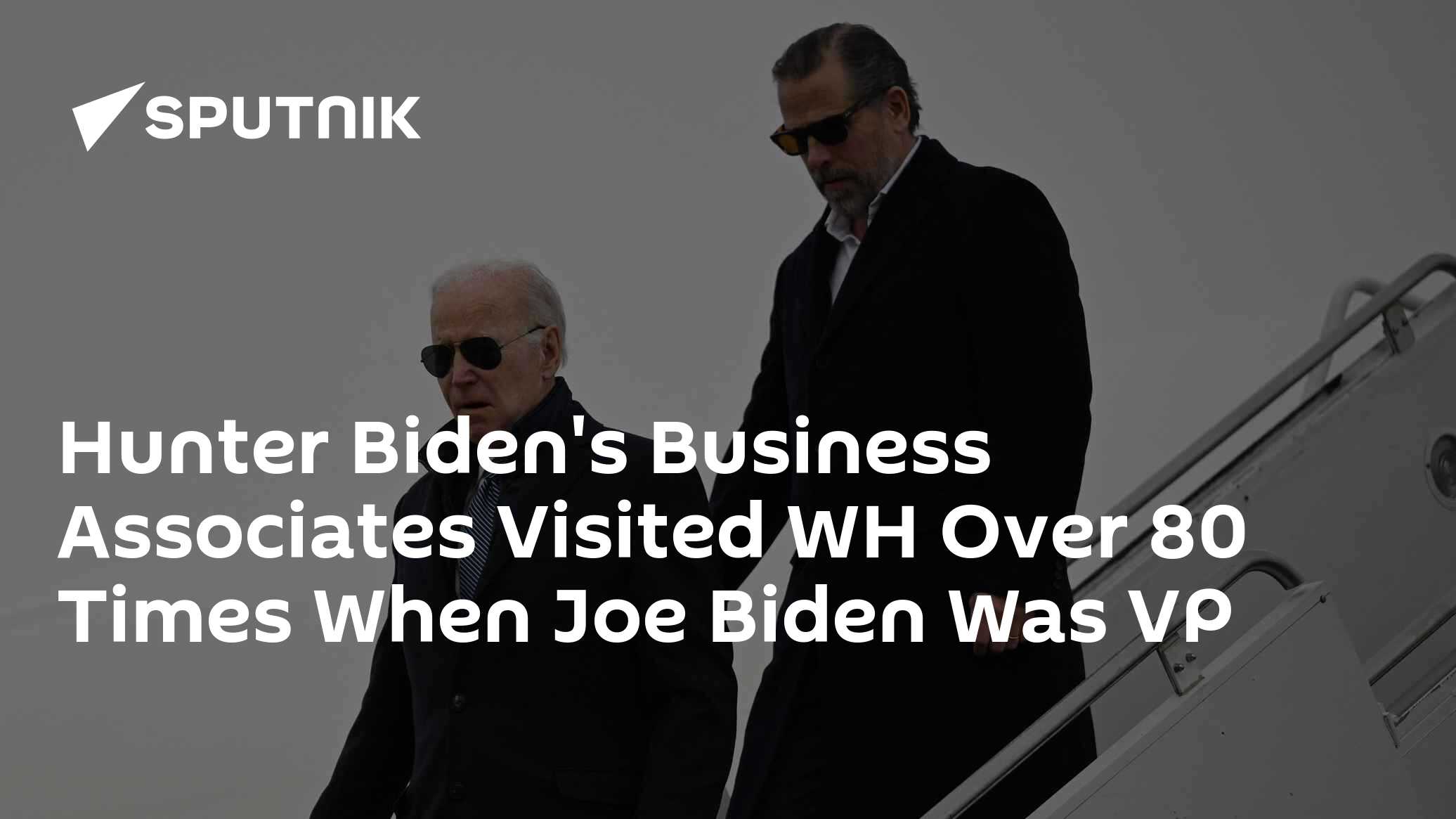 Hunter Biden's Associates Visited WH Over 80 Times When Joe Biden Was VP - Vimarsana News