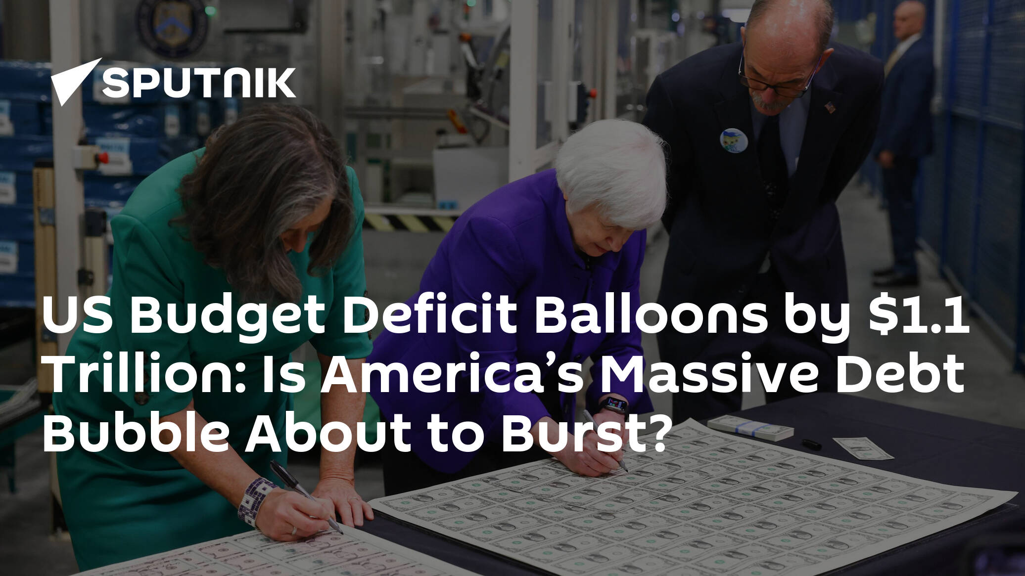 US Budget Deficit Balloons by .1 Trillion: Is America’s Massive Debt Bubble About to Burst?