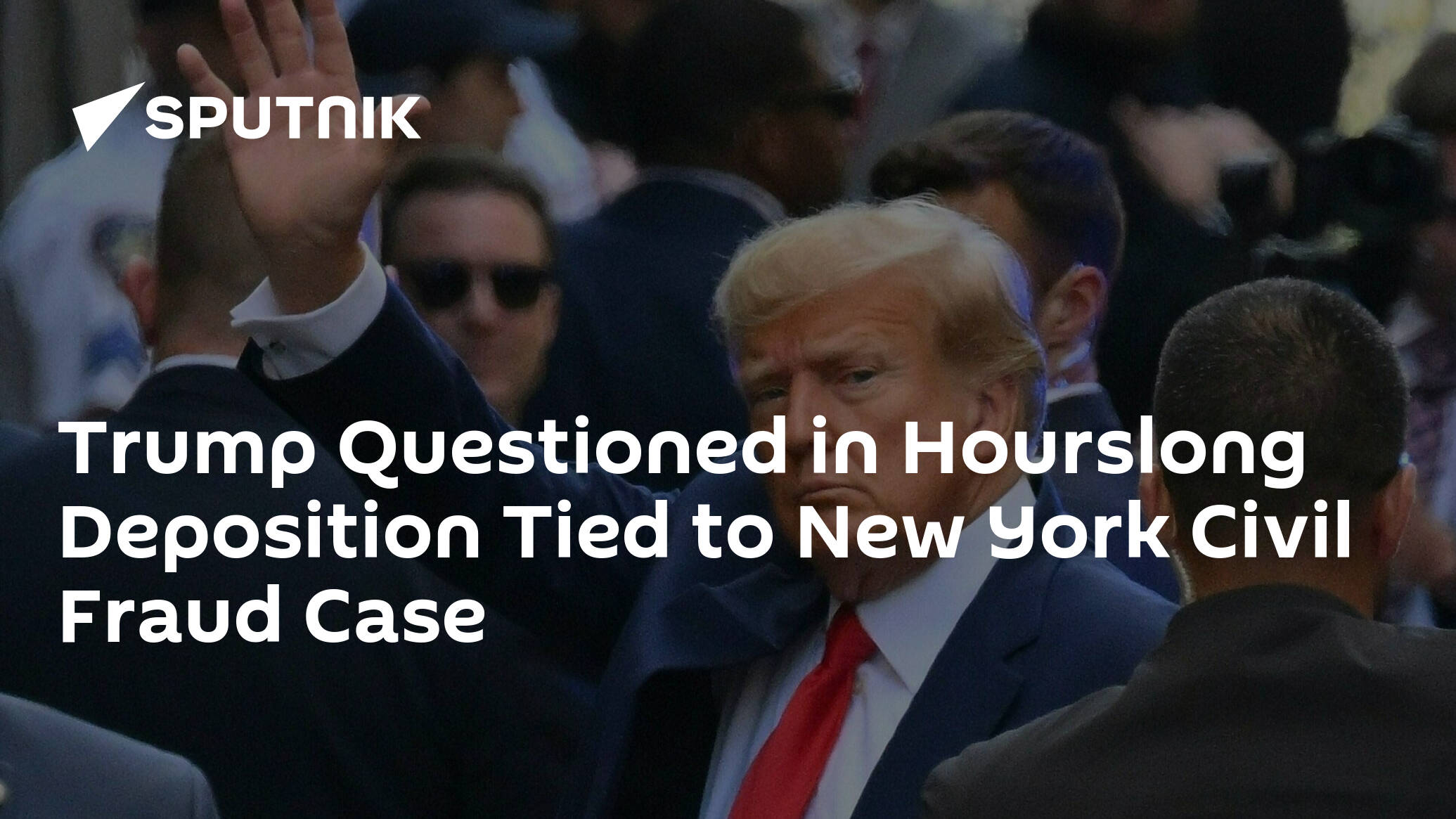 Trump Questioned in Hourslong Deposition Tied to New York Civil Fraud Case