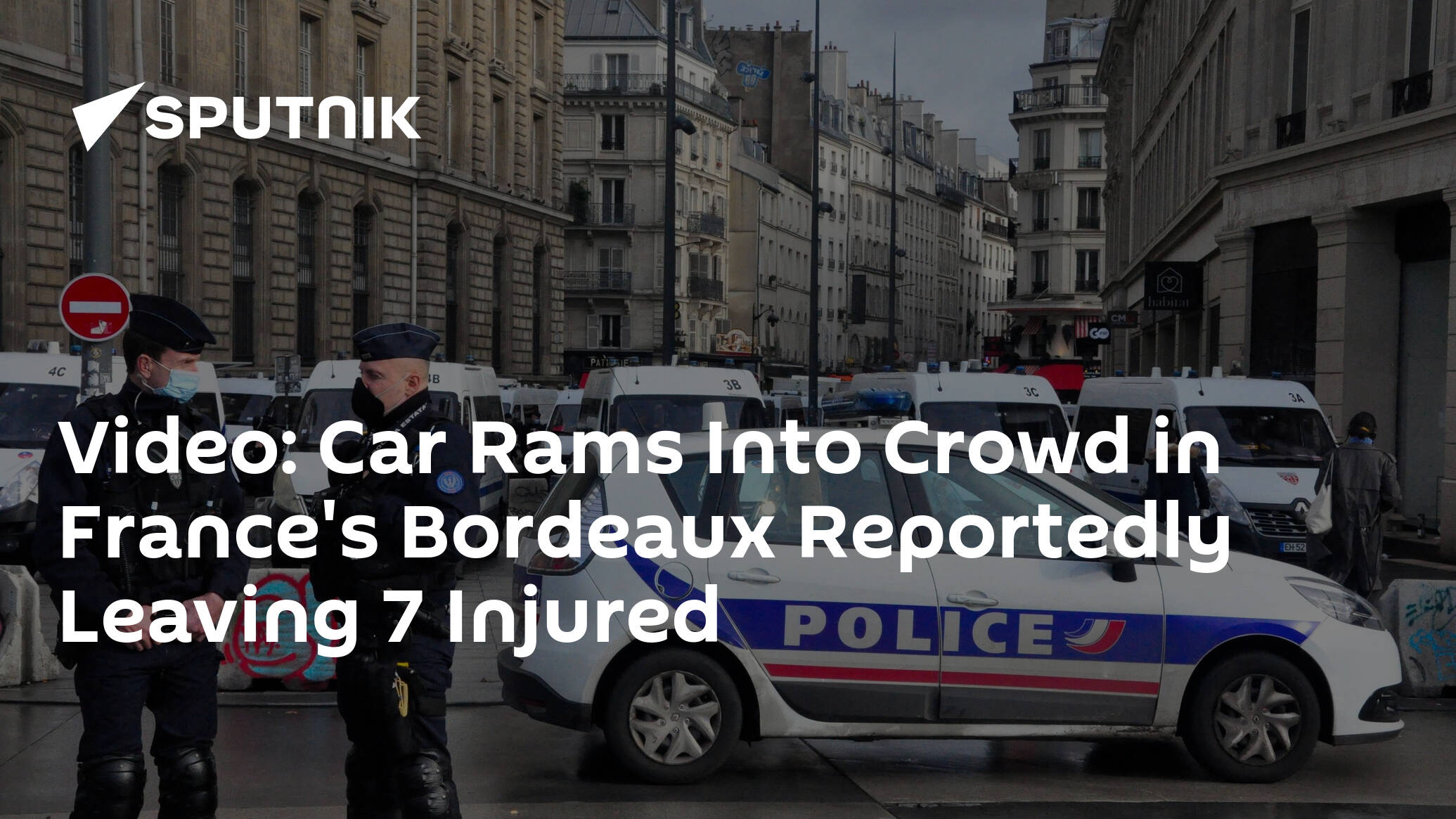 Video: Car Rams Into Crowd in France's Bordeaux Reportedly Leaving 7 Injured
