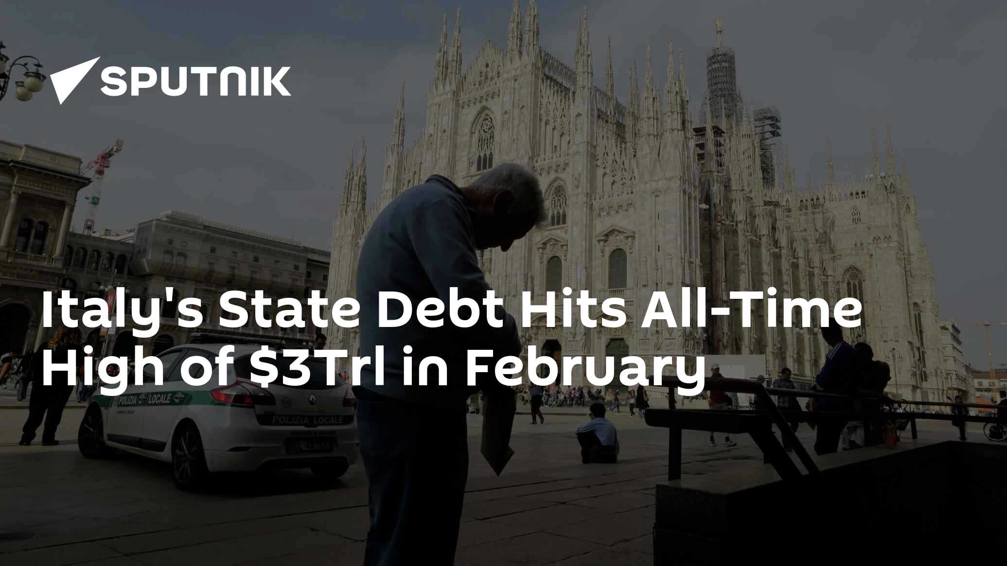 Italy's State Debt Hits All-Time High of Trl in February