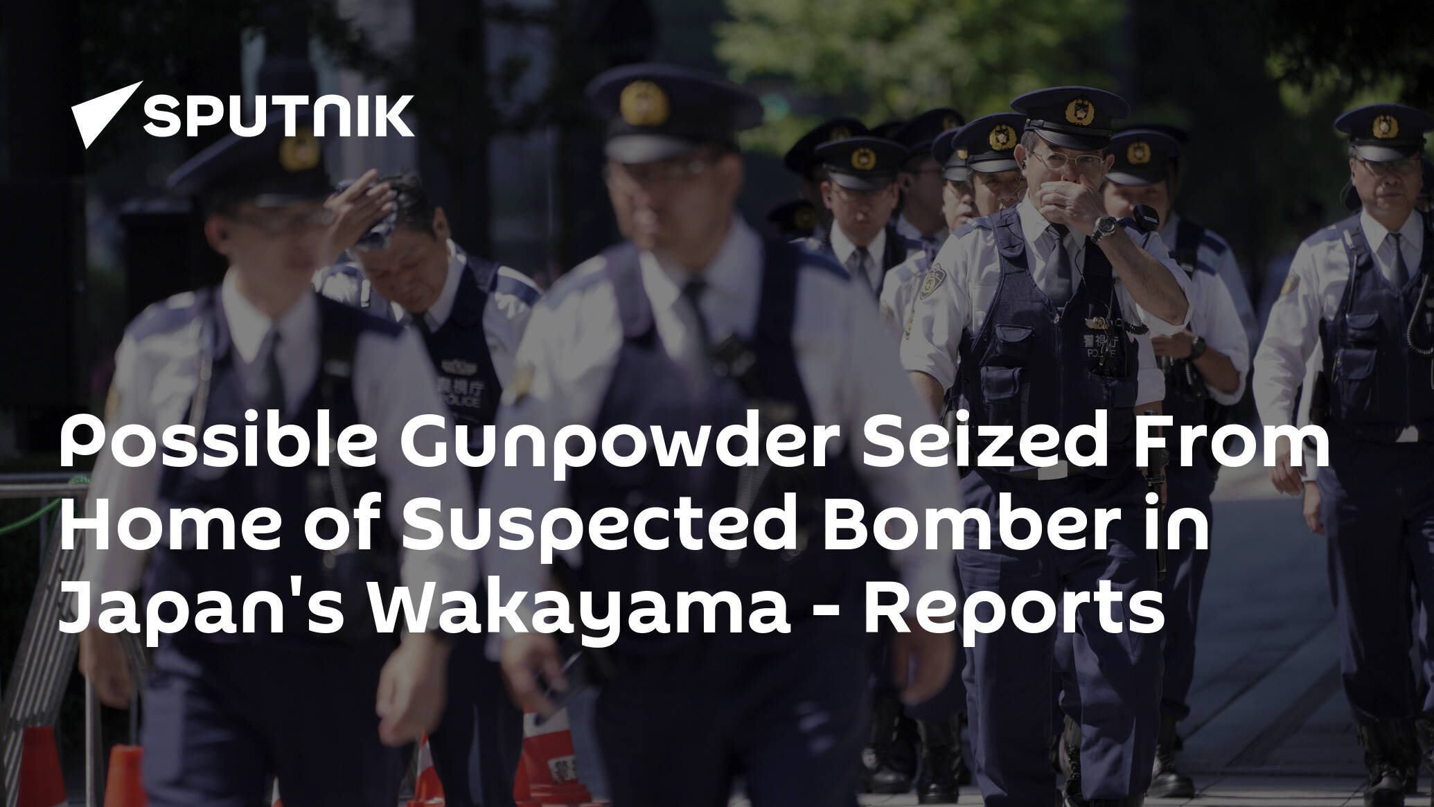 Possible Gunpowder Seized From Home of Suspected Bomber in Japan's Wakayama – Reports