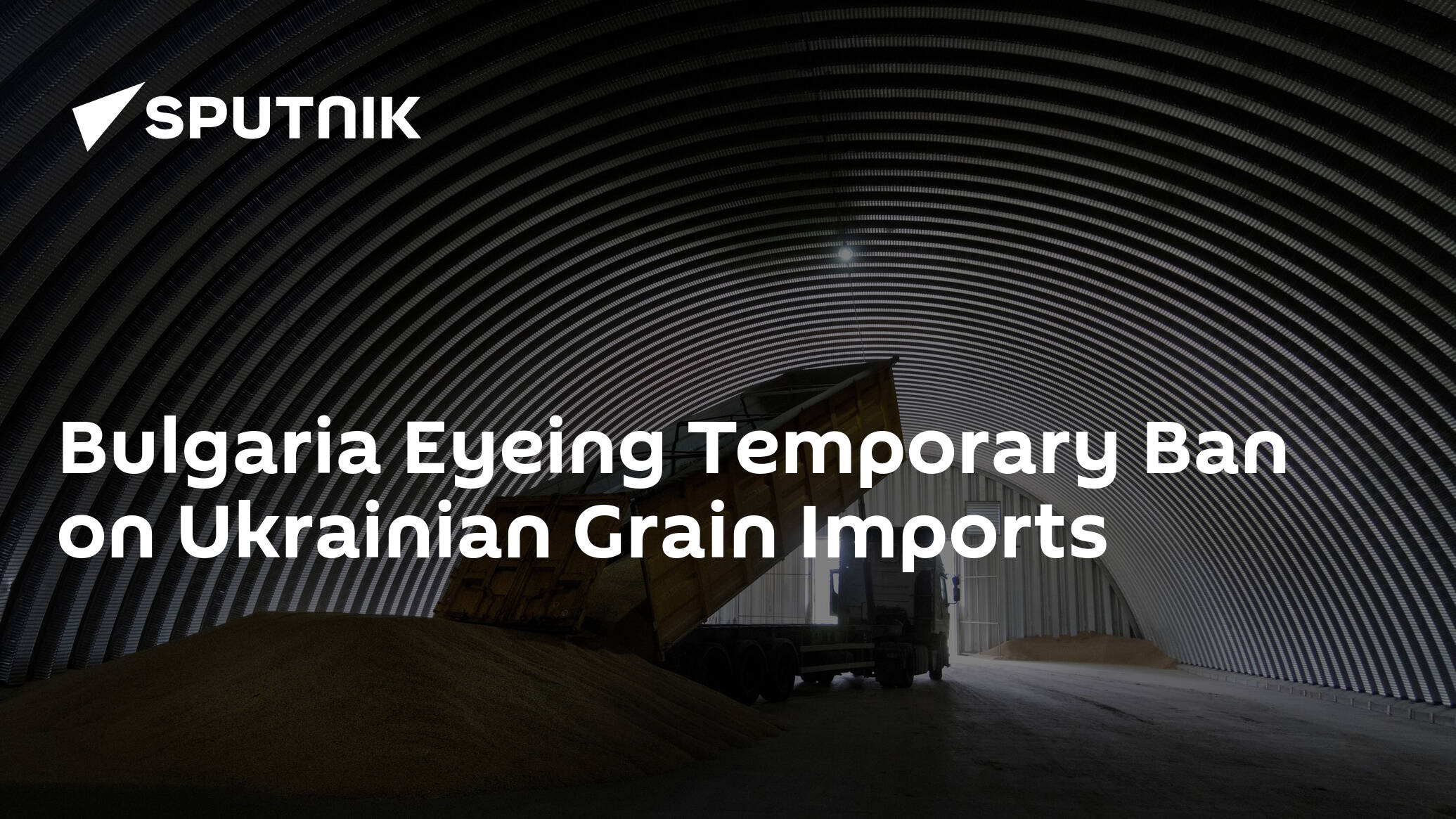 Bulgaria Eyeing Temporary Ban on Ukrainian Grain Imports