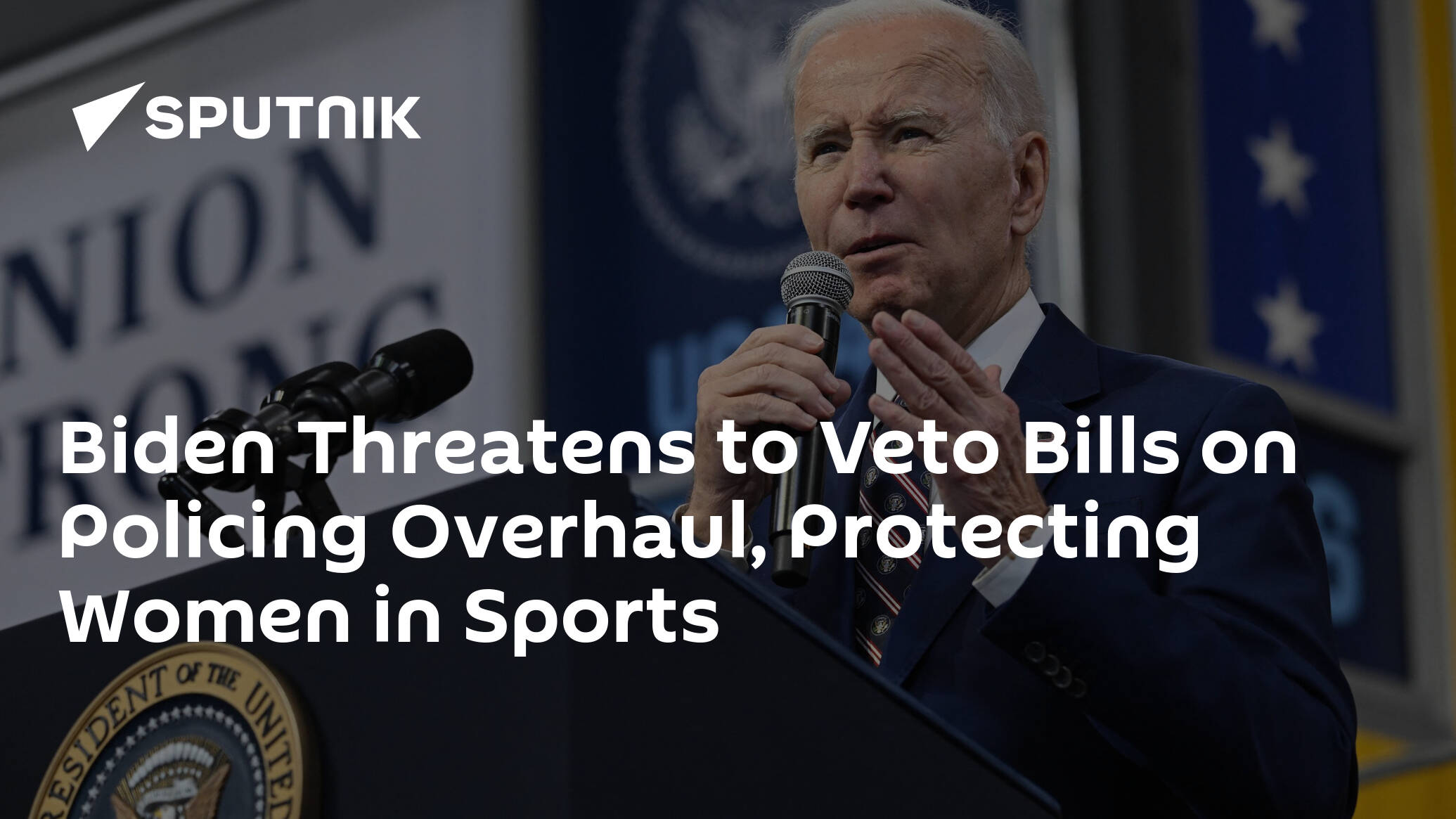 Biden Threatens to Veto Bills on Policing Overhaul, Protecting Women in Sports