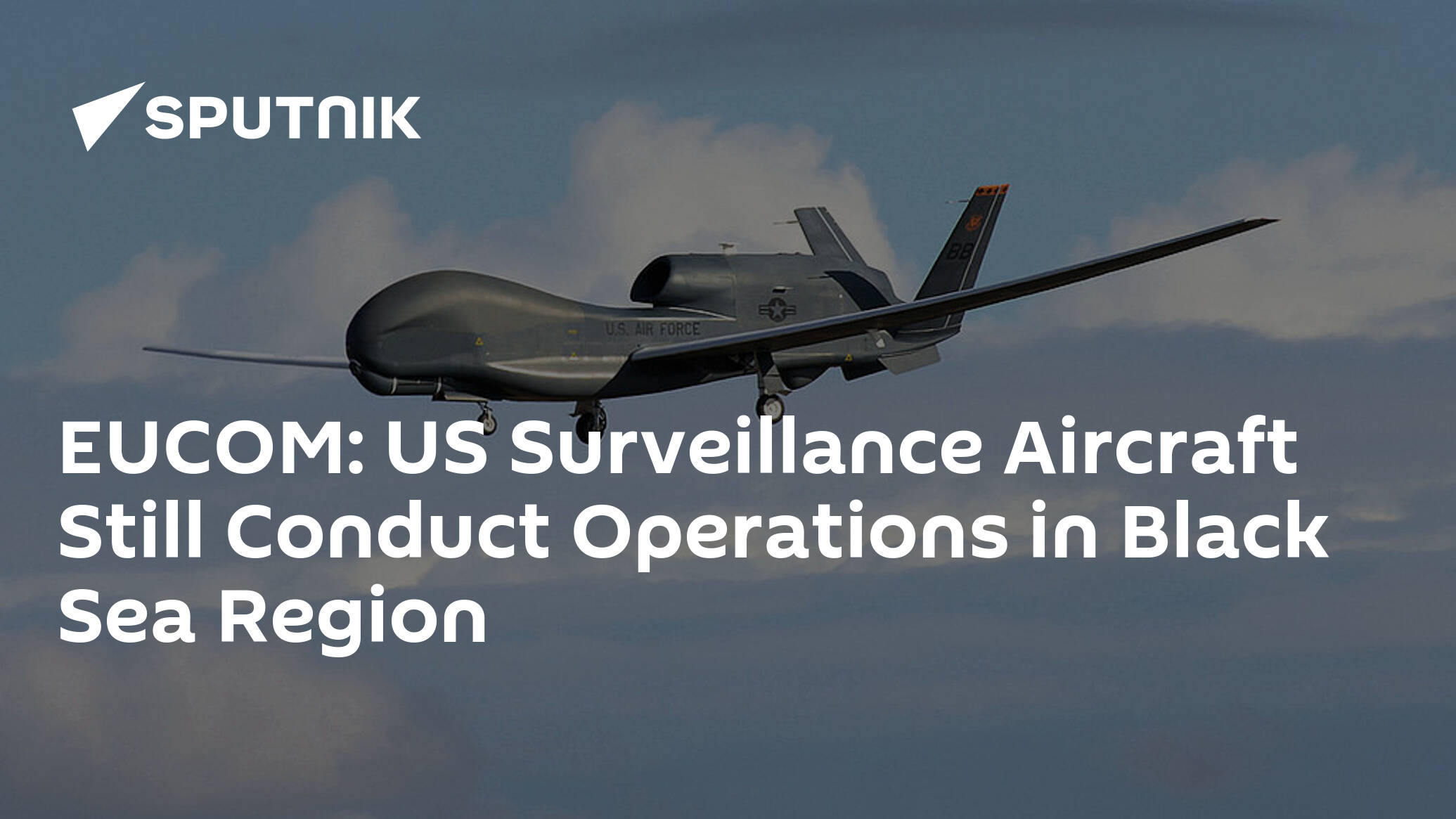 EUCOM: US Surveillance Aircraft Still Conduct Operations in Black Sea Region