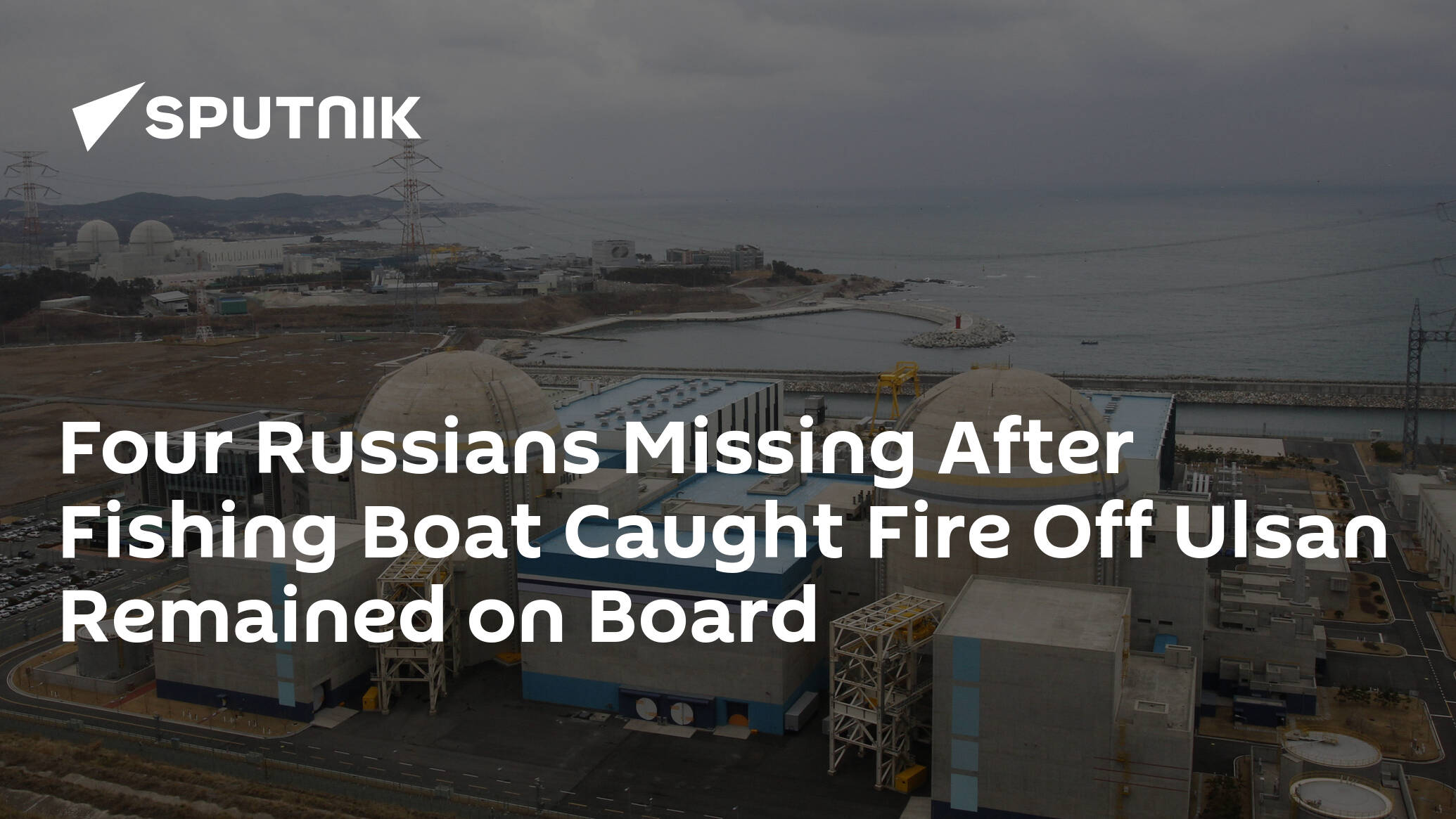 Four Russians Missing After Fishing Boat Caught Fire Off Ulsan Remained on Board