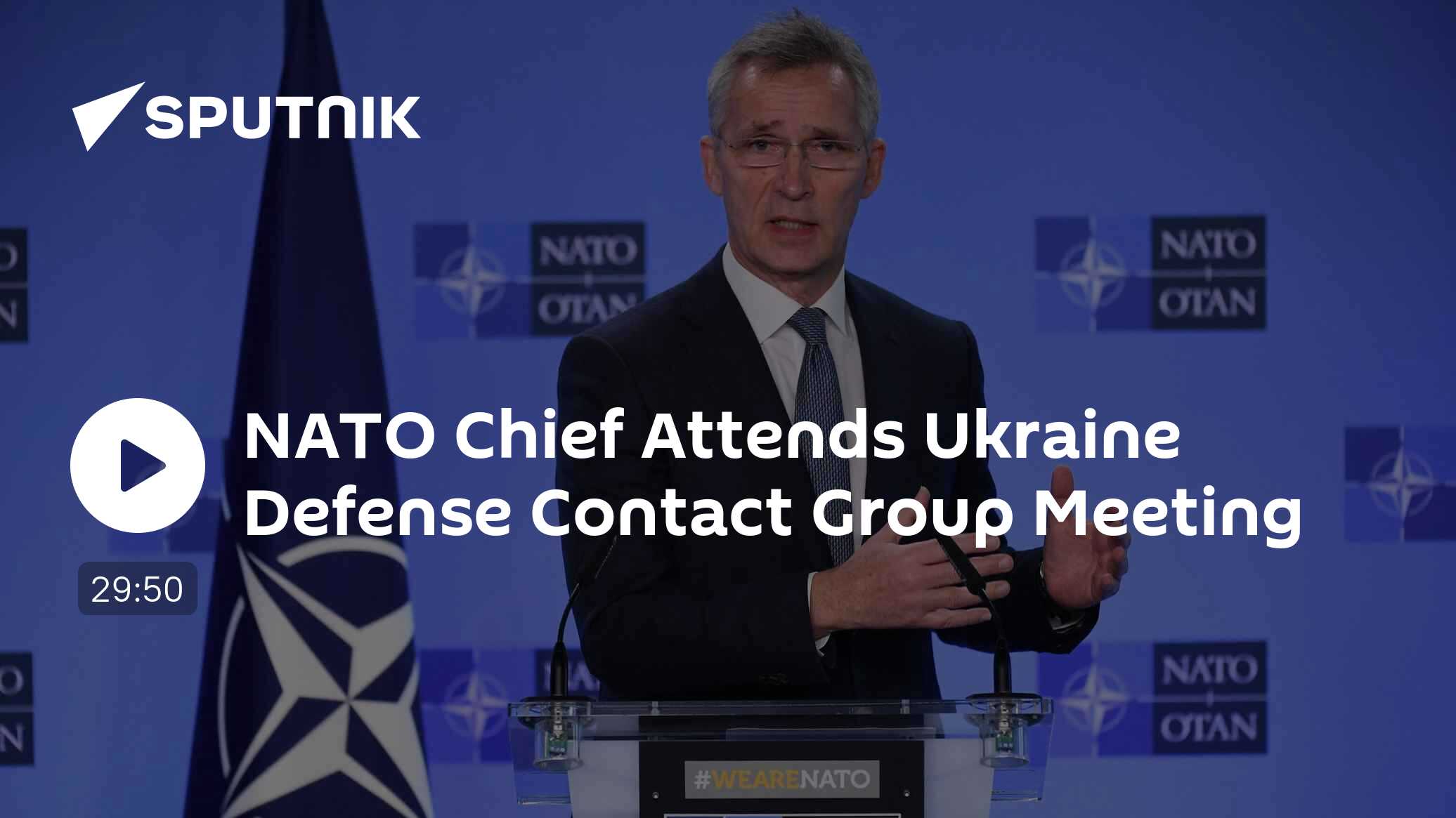 NATO Chief Attends Ukraine Defense Contact Group Meeting - Vimarsana News