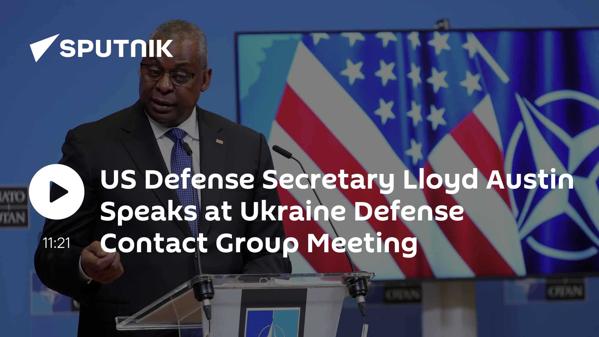US Defense Secretary Lloyd Austin Speaks at Ukraine Defense Contact Group Meeting - Vimarsana News