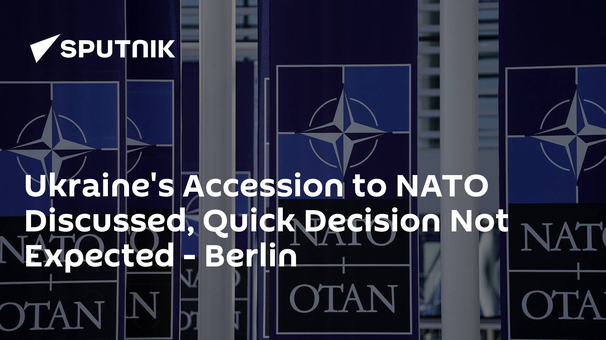 Ukraine's Accession to NATO Discussed, Quick Decision Not Expected – Berlin