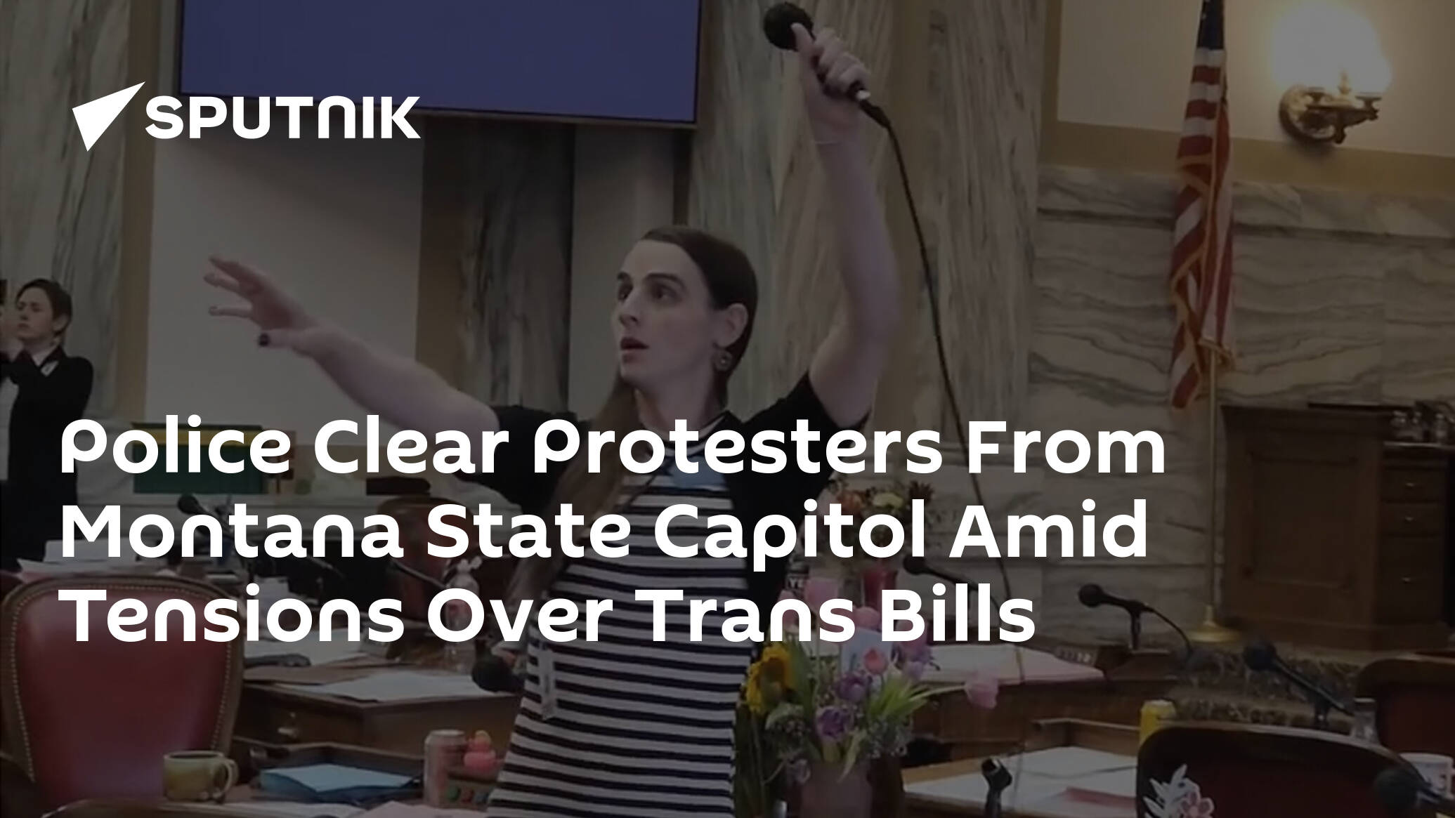 Police Clear Protesters From Montana State Capitol Amid Tensions Over Trans Bills