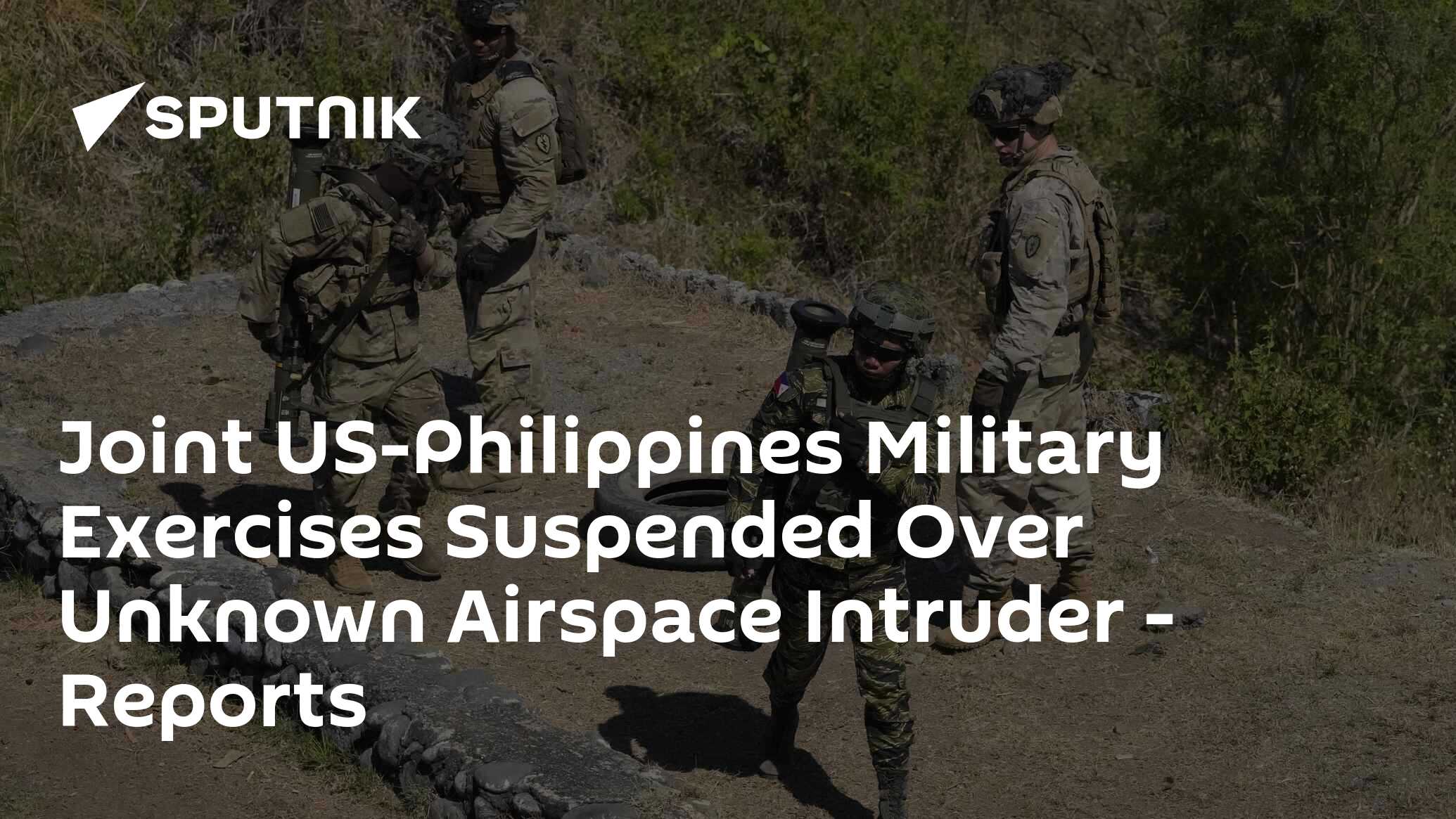 Joint USPhilippines Military Exercises Suspended Over Unknown Airspace