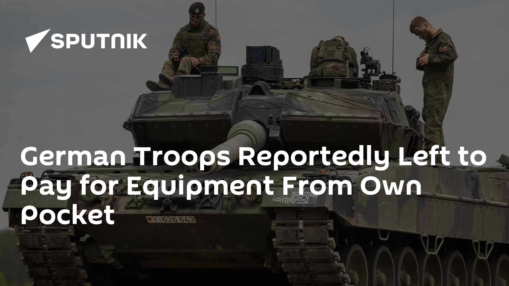 German Troops Reportedly Left to Pay for Equipment From Own Pocket